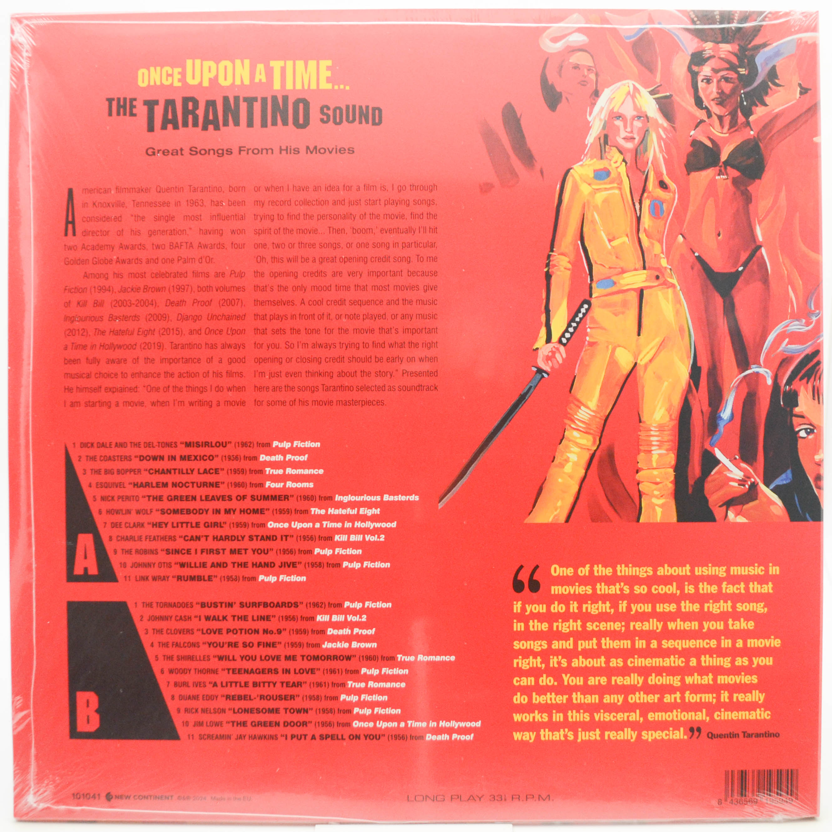 Various — Once Upon A Time... The Tarantino Sound (Great Songs From His Movies), 2024