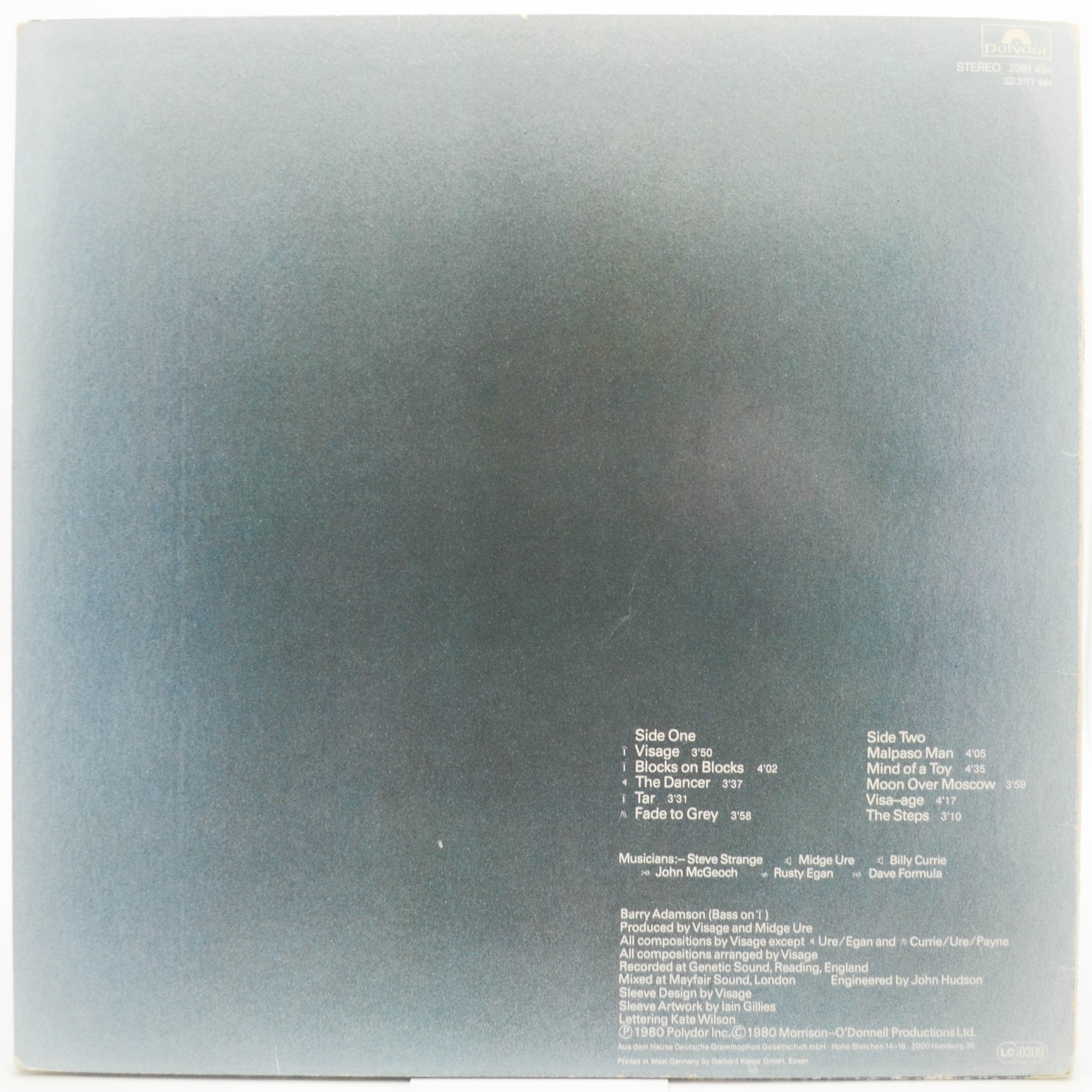 Visage — Visage, 1980