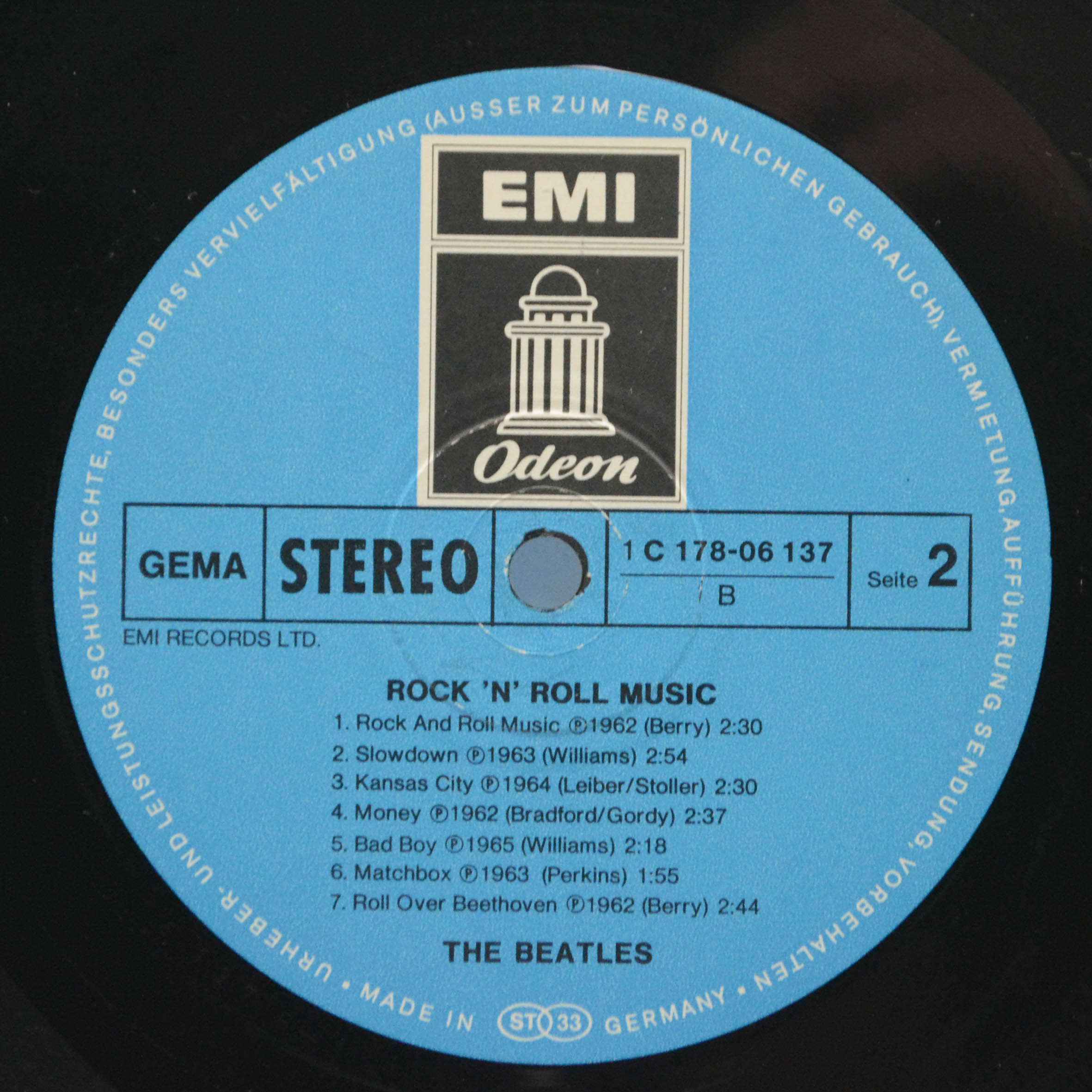 Виниловая пластинка Beatles — Rock 'N' Roll Music (2LP), 1976