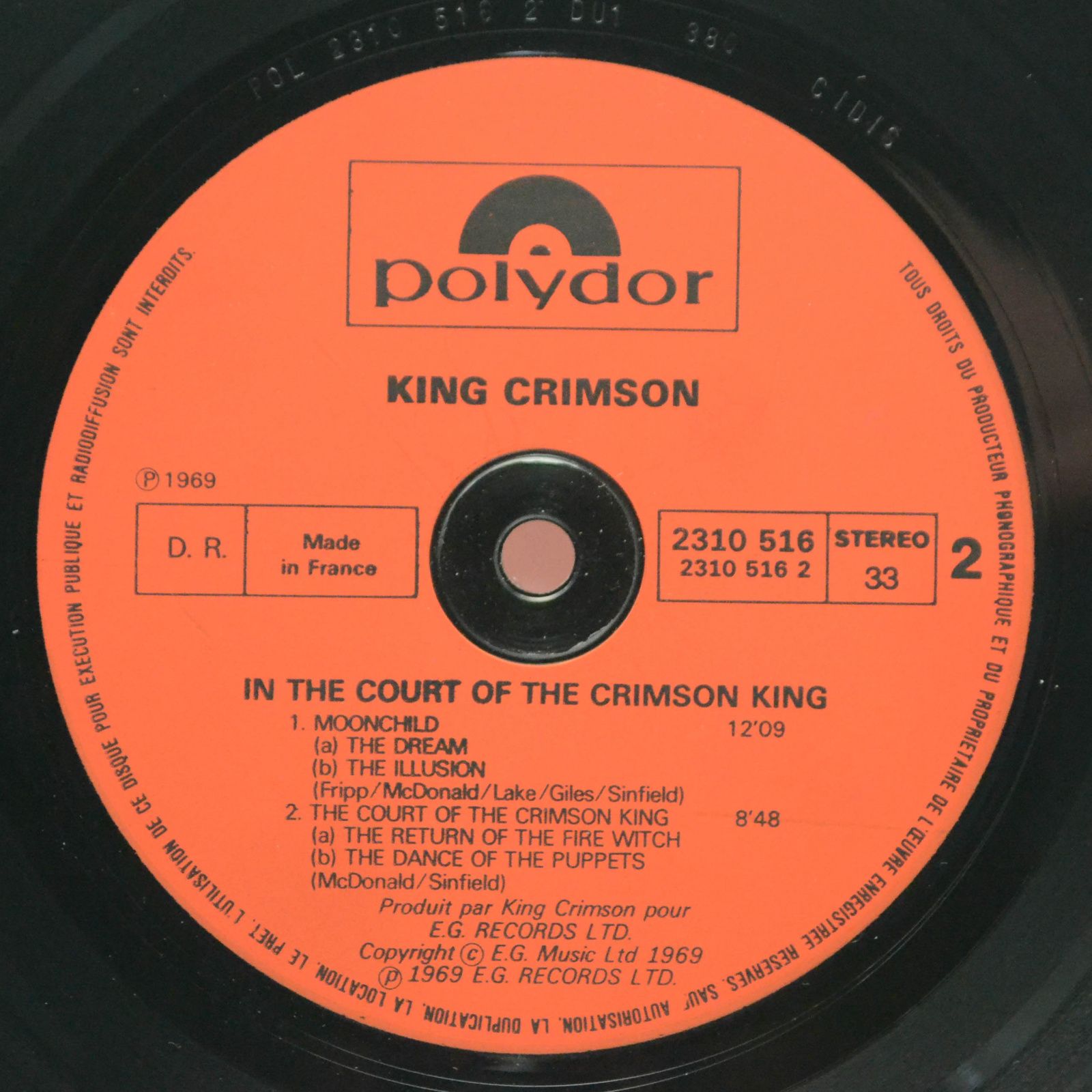 King Crimson — In The Court Of The Crimson King (An Observation By King Crimson), 1969
