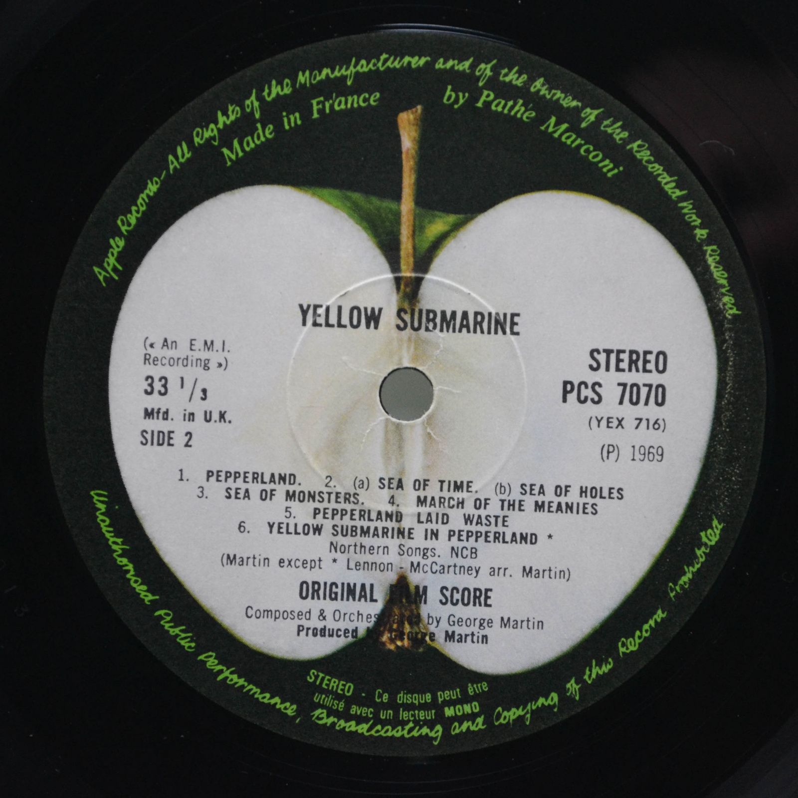 Beatles — Yellow Submarine (UK), 1969