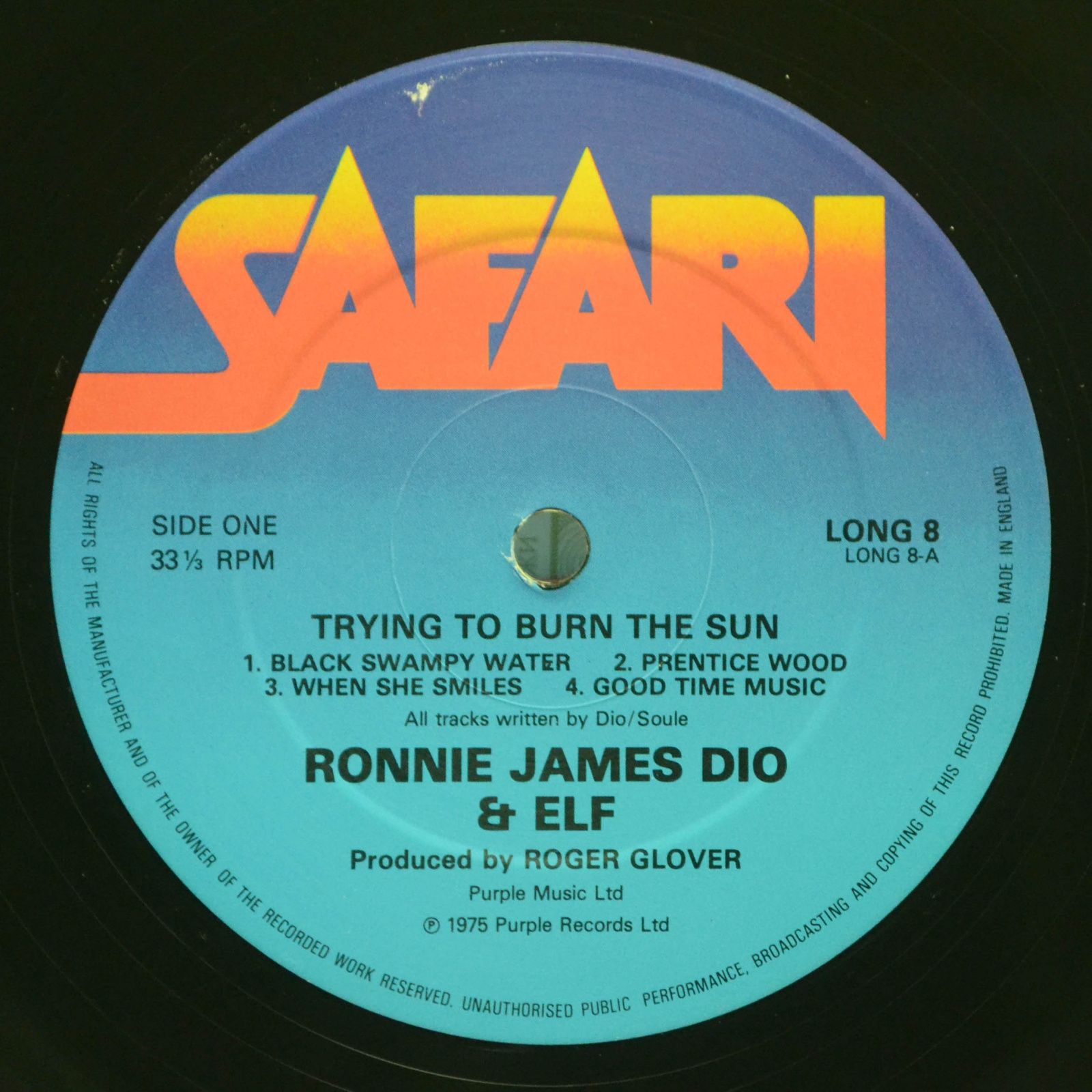 Elf — Trying To Burn The Sun, 1975