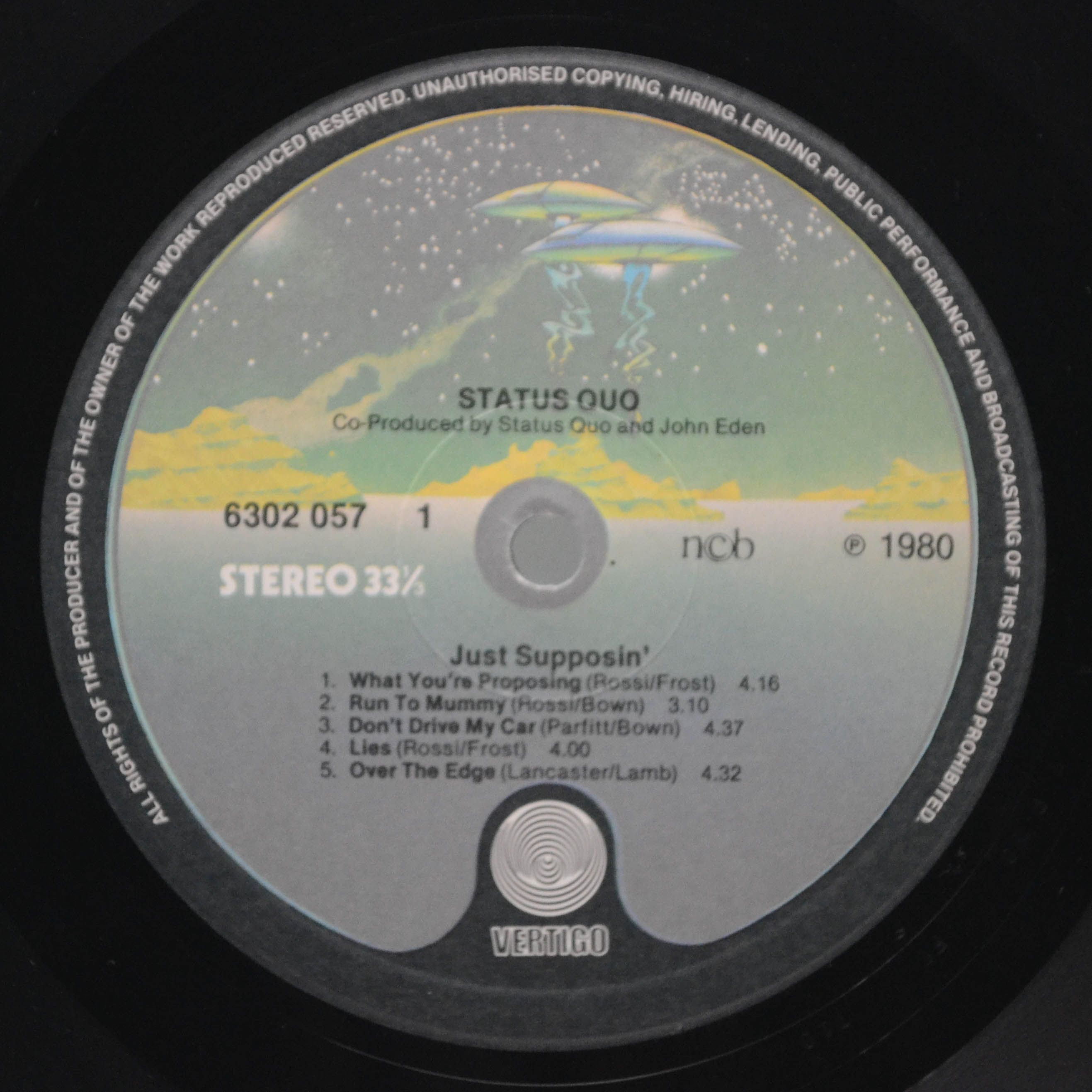 Status Quo — Just Supposin', 1980