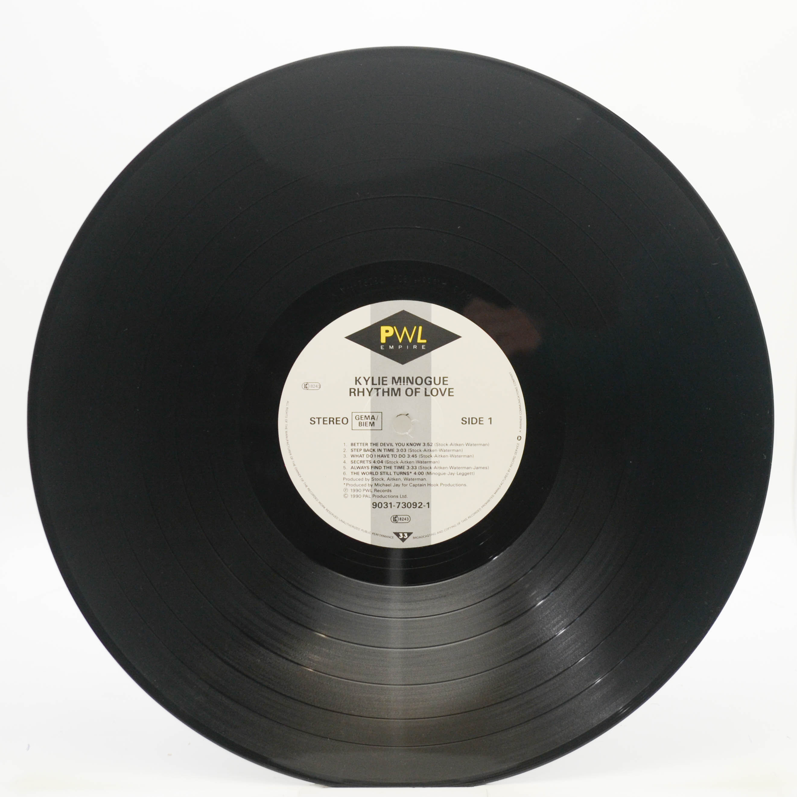 Kylie Minogue — Rhythm Of Love, 1990