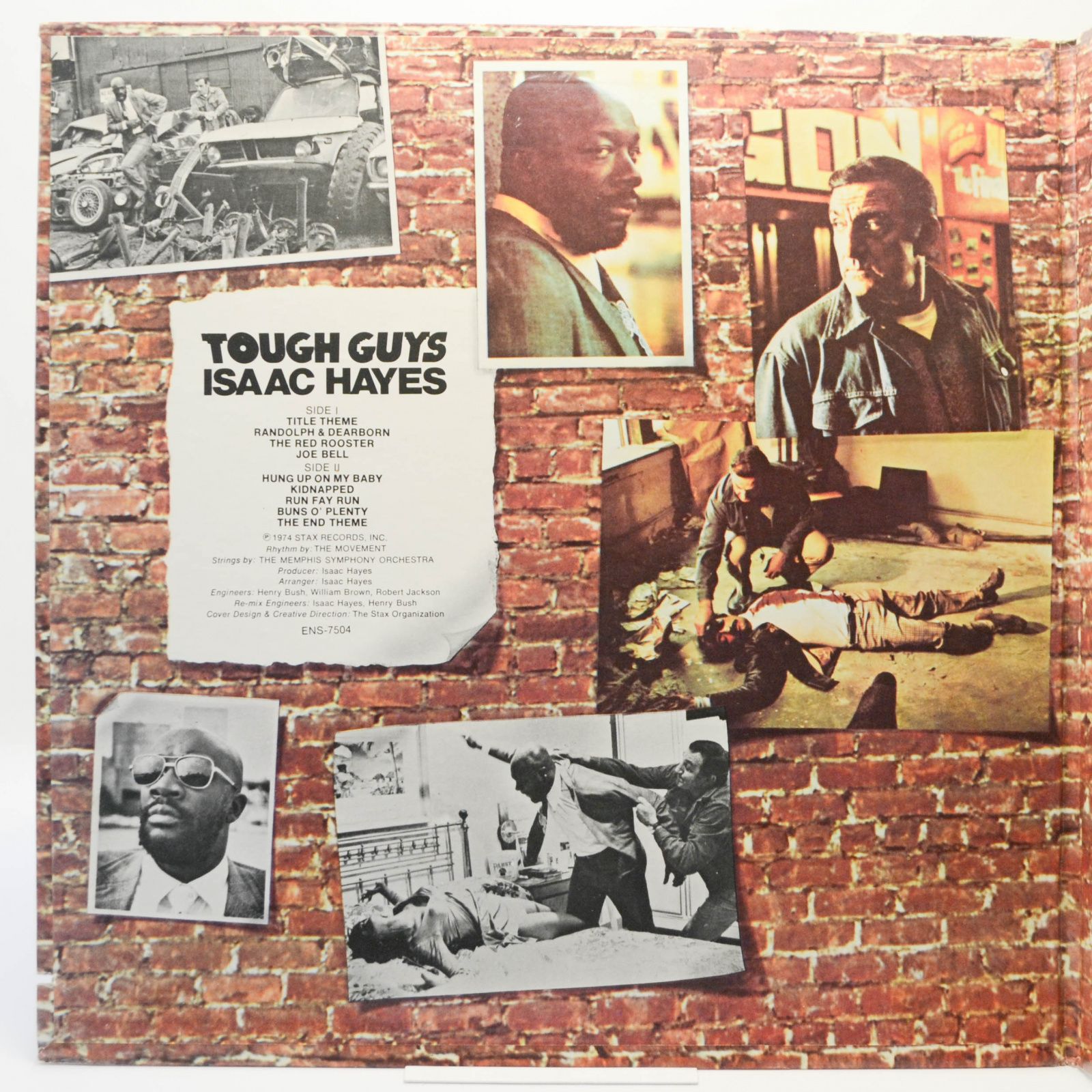 Isaac Hayes — Tough Guys (Music From The Soundtrack Of The Paramount Release 'Three Tough Guys') (USA), 1974