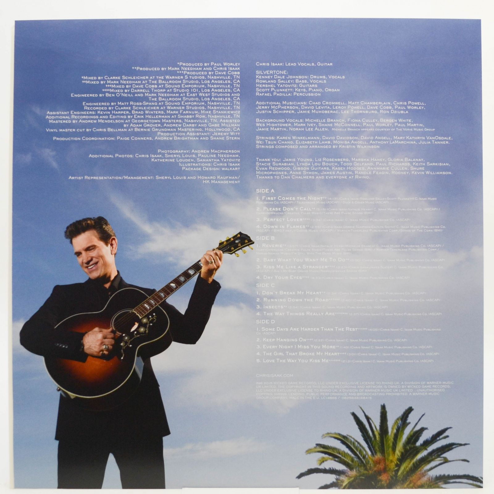 Chris Isaak — First Comes The Night (2LP), 2015
