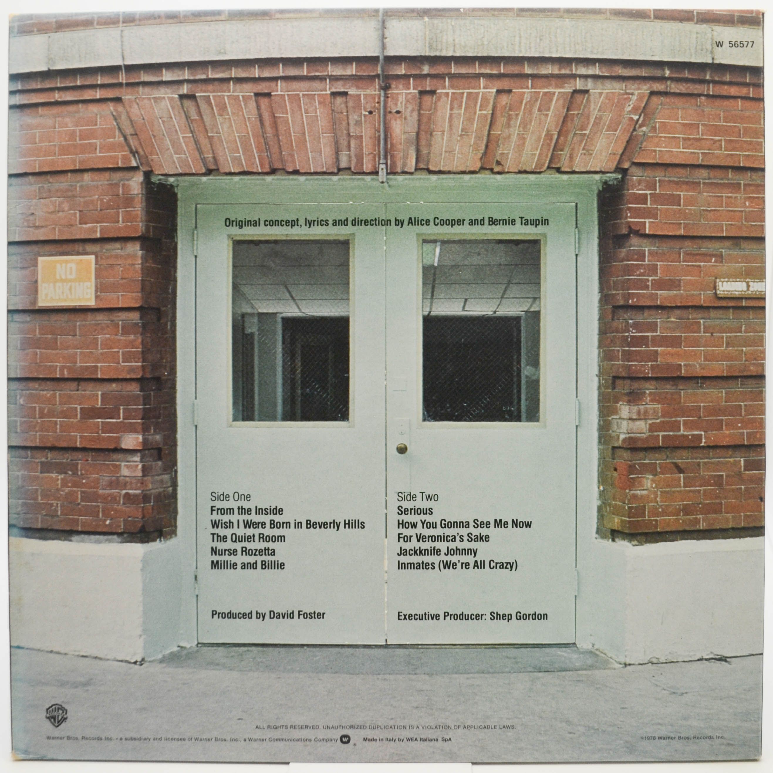 Alice Cooper — From The Inside, 1978