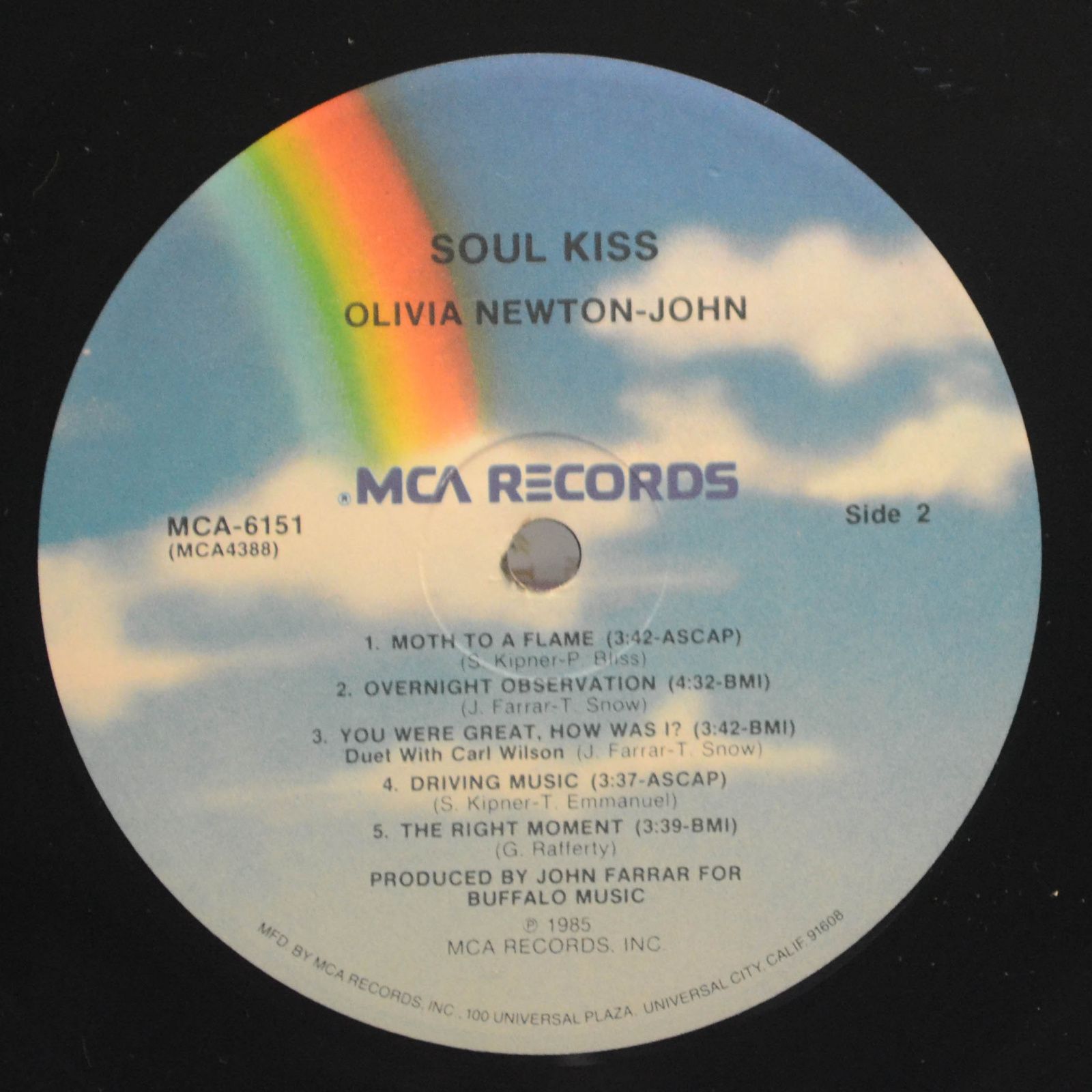Olivia — Soul Kiss (USA), 1985