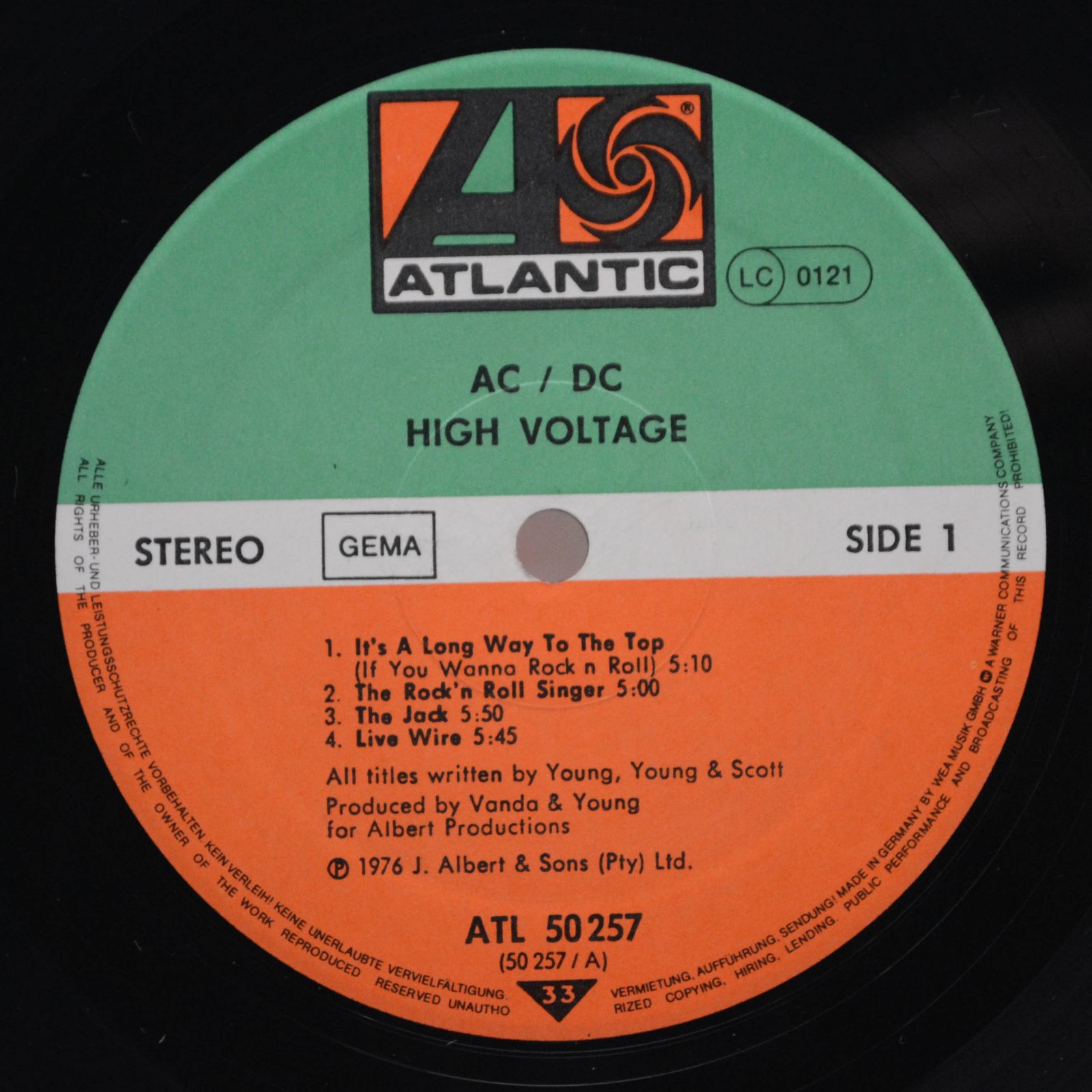 AC/DC — High Voltage, 1976