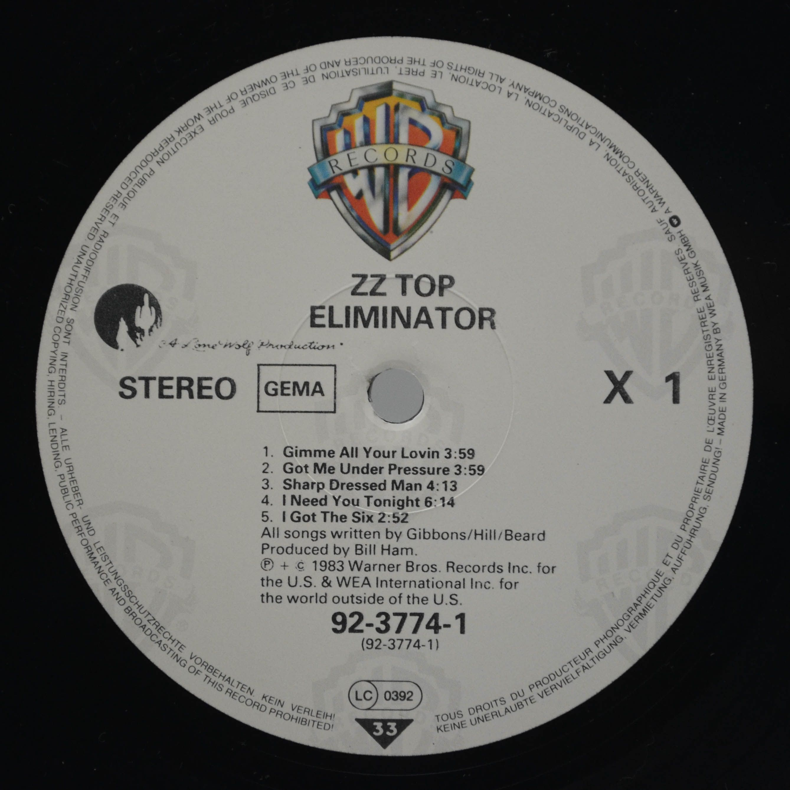 ZZ Top — Eliminator, 1983