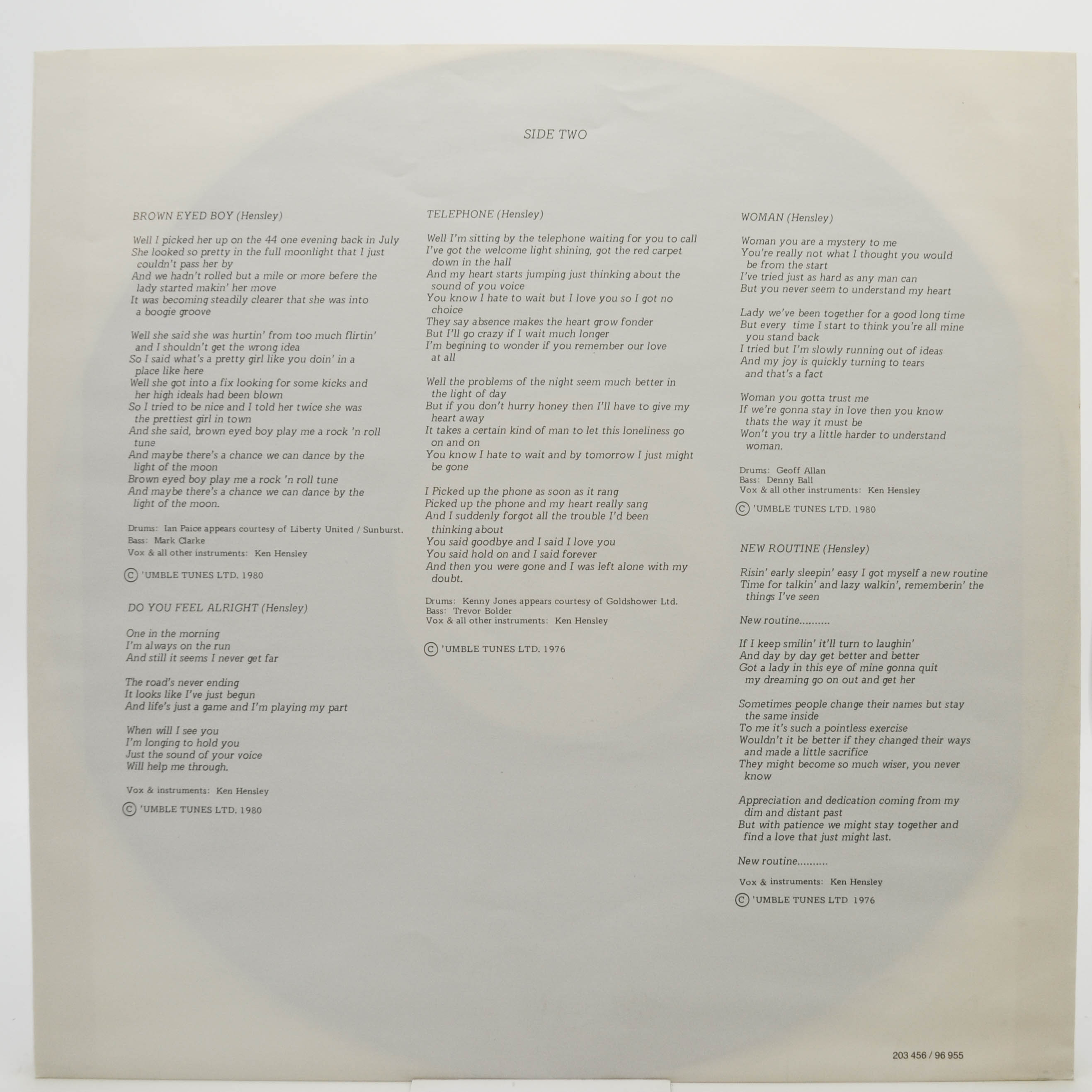 Ken Hensley — Free Spirit, 1981