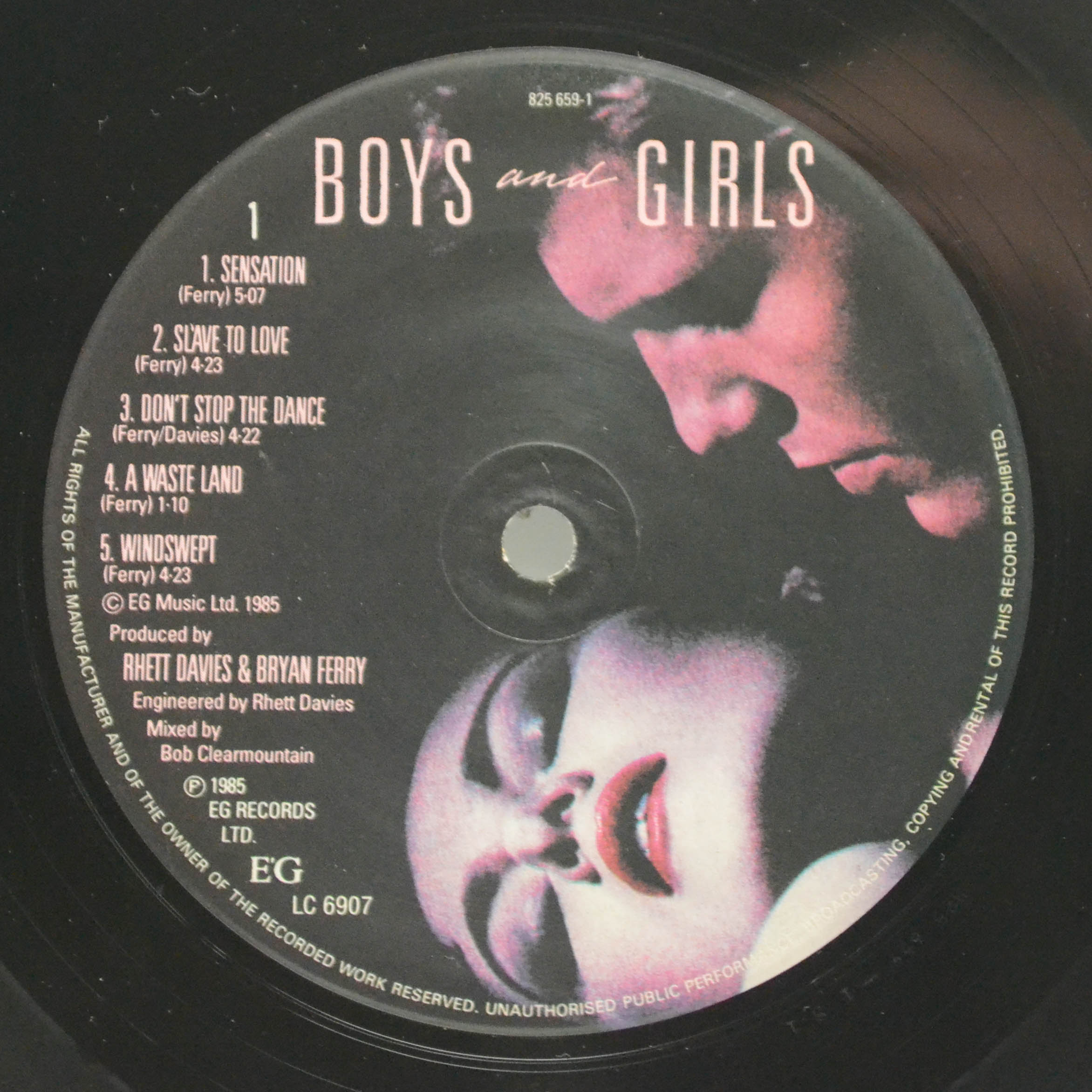 Виниловая пластинка Bryan Ferry — Boys And Girls, 1985