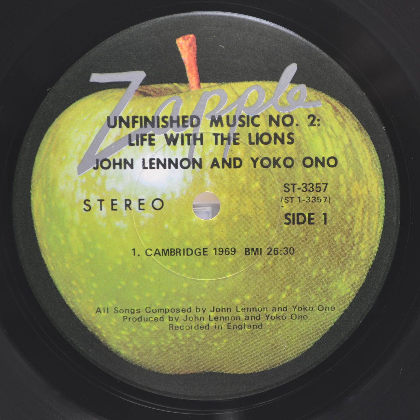 John Lennon And Yoko Ono — Unfinished Music No. 2: Life With The Lions (USA), 1969