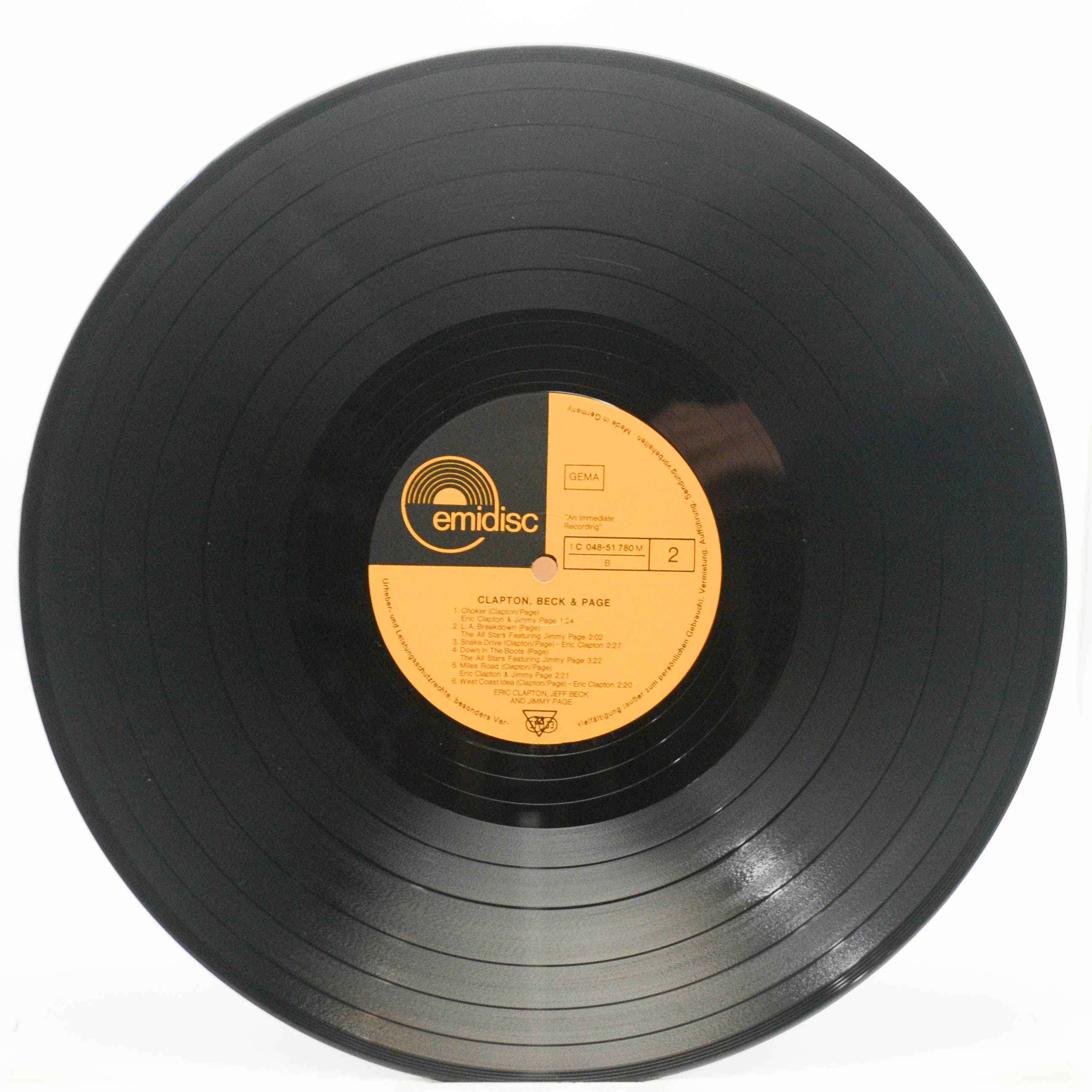 Clapton, Beck & Page — Clapton, Beck & Page, 1973