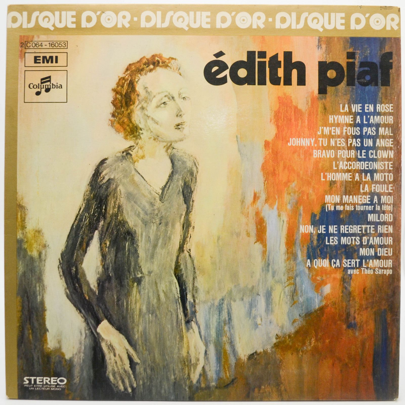 Edith Piaf — Le Disque D'Or D'Edith Piaf (France), 1972