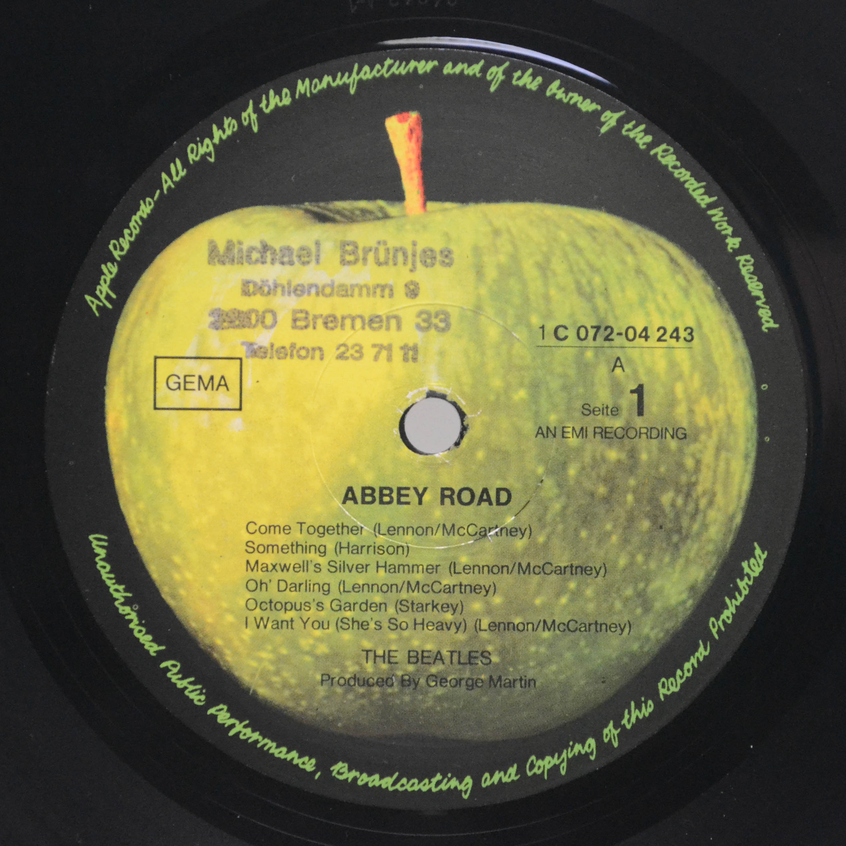 Beatles — Abbey Road, 1969