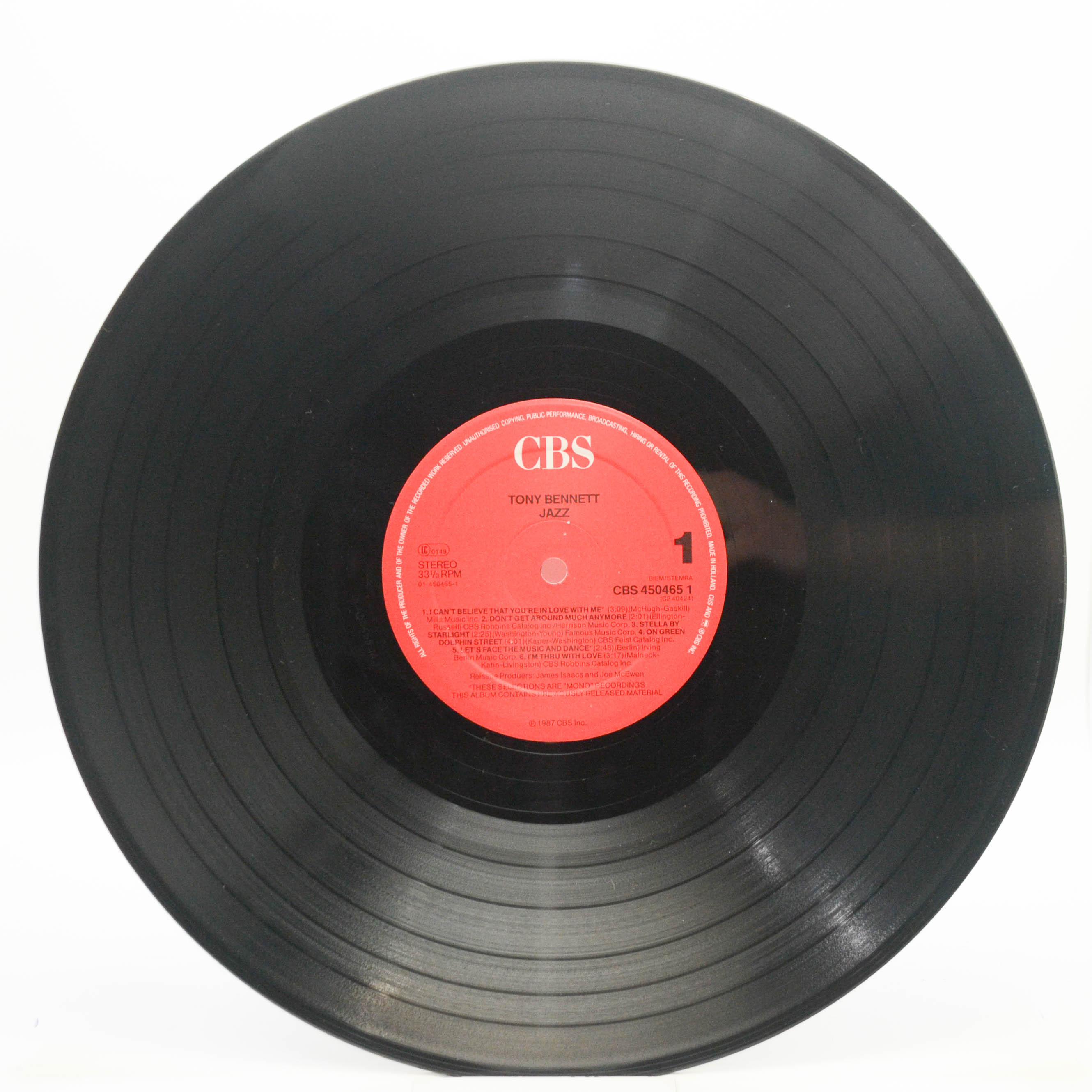 Tony Bennett — Jazz (2LP), 1987