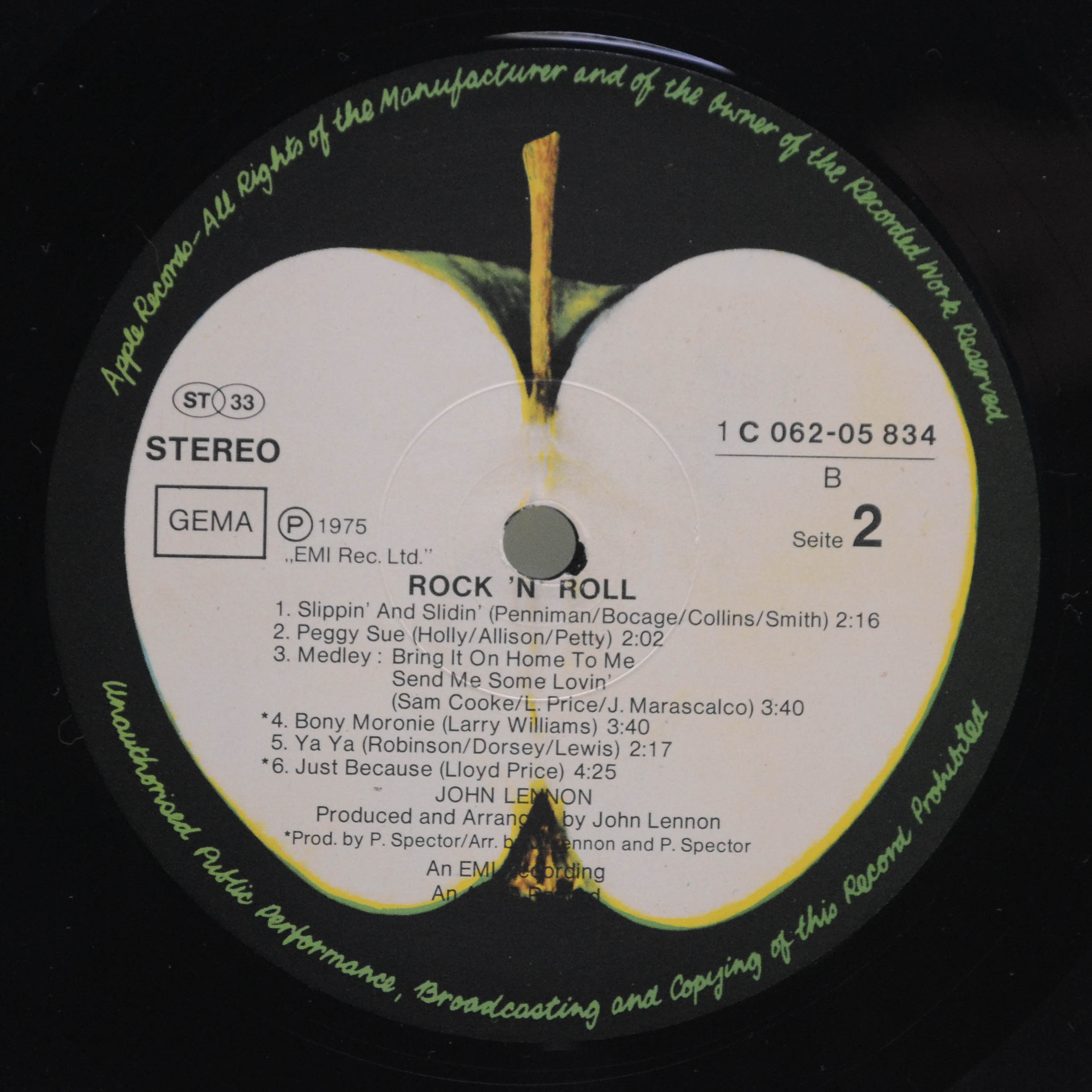 John Lennon — Rock 'N' Roll, 1975
