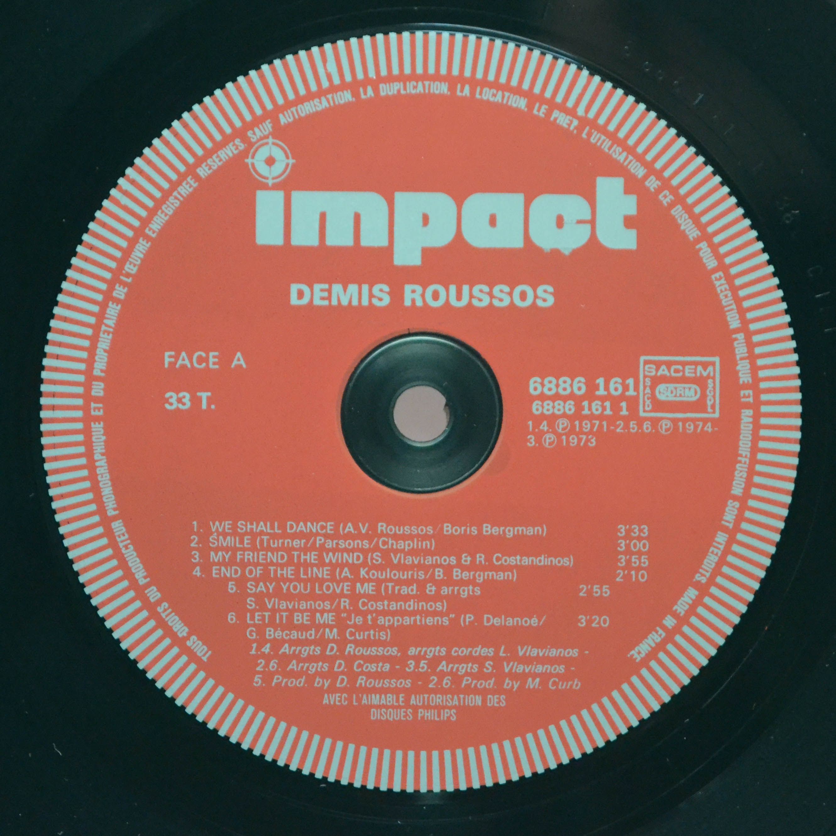 Demis Roussos — Demis Roussos (France), 1977