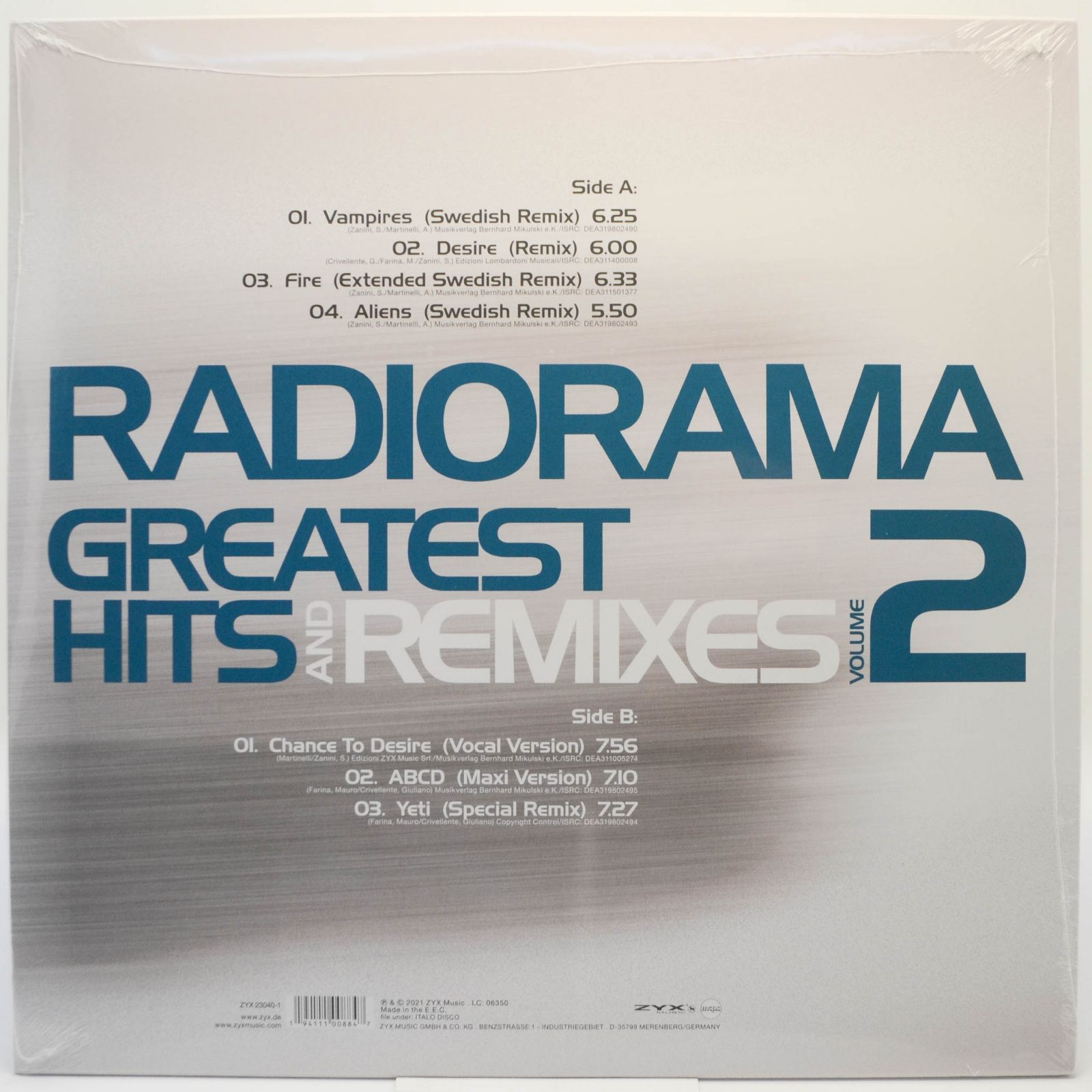 Radiorama — Greatest Hits & Remixes Vol. 2, 2015