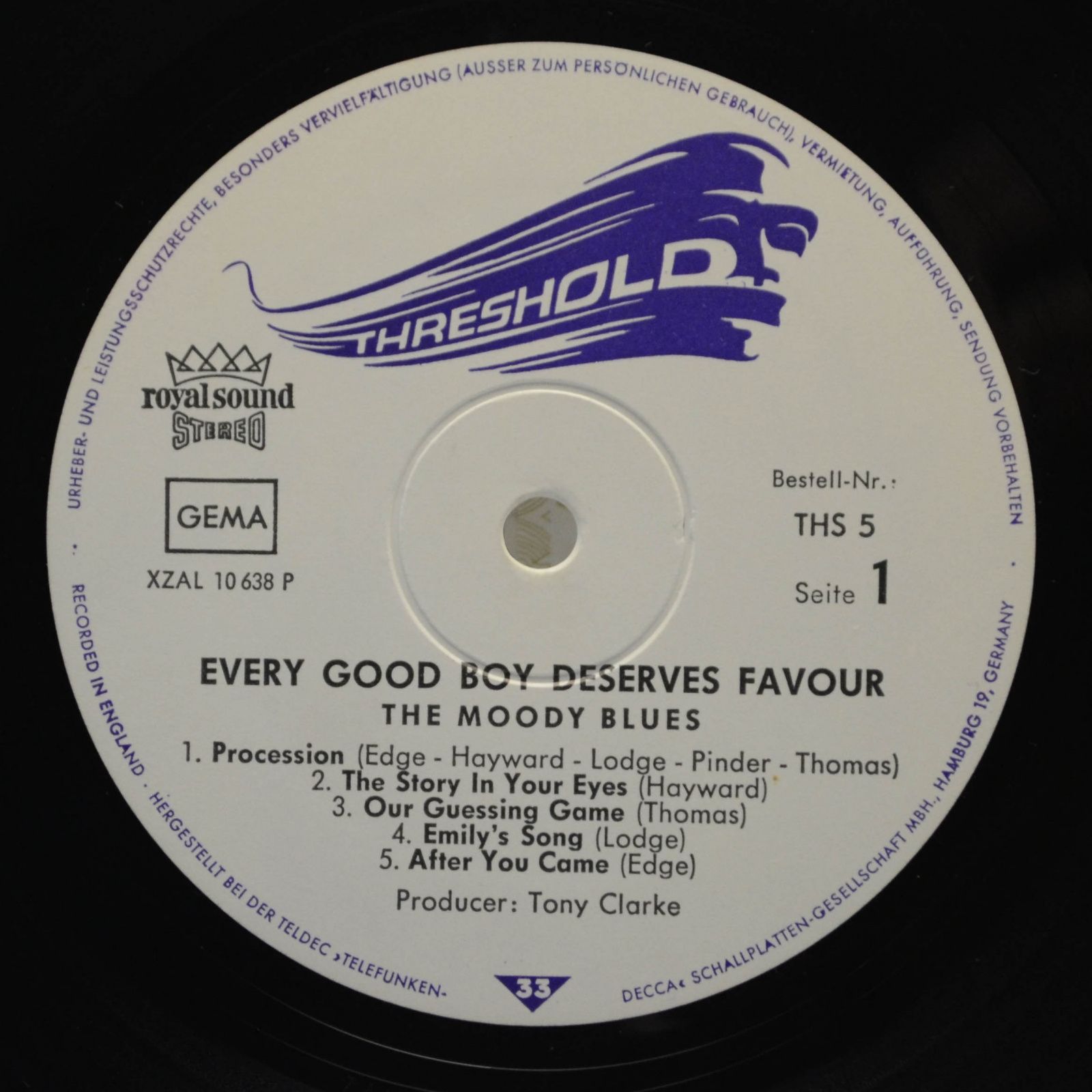Moody Blues — Every Good Boy Deserves Favour, 1971