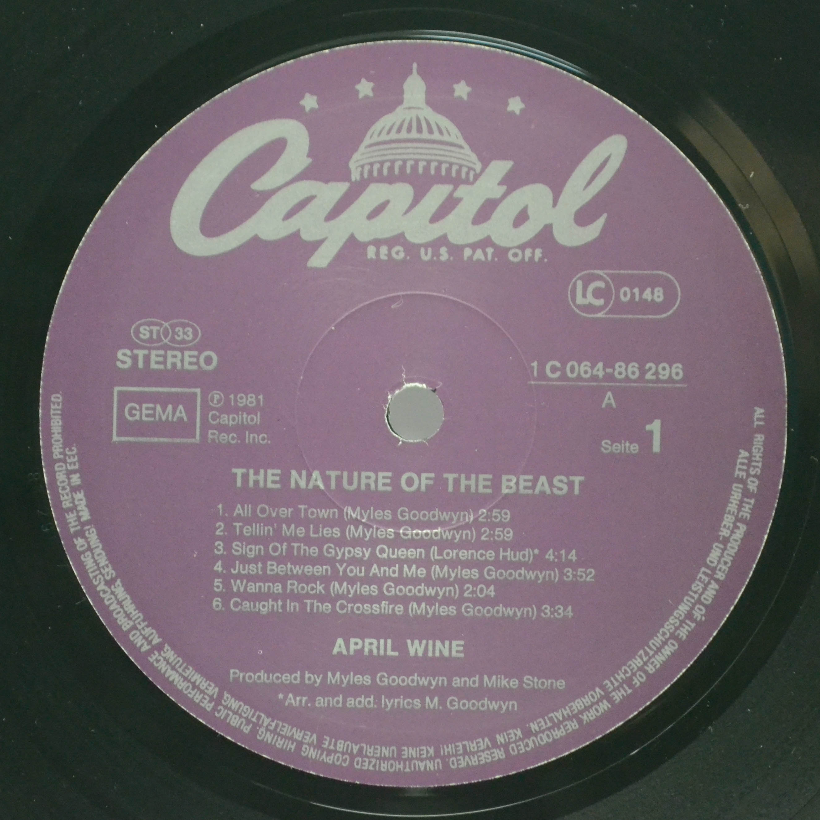 April Wine — The Nature Of The Beast, 1981