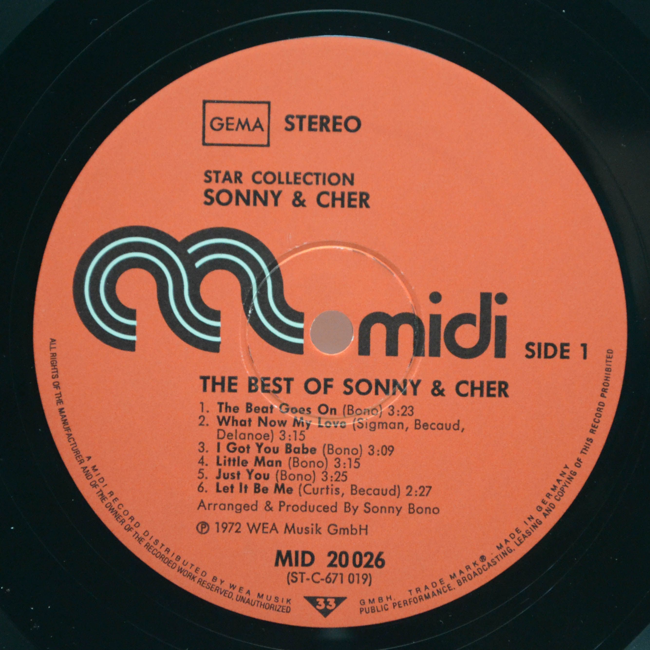 Sonny & Cher — Greatest Hits, 1972