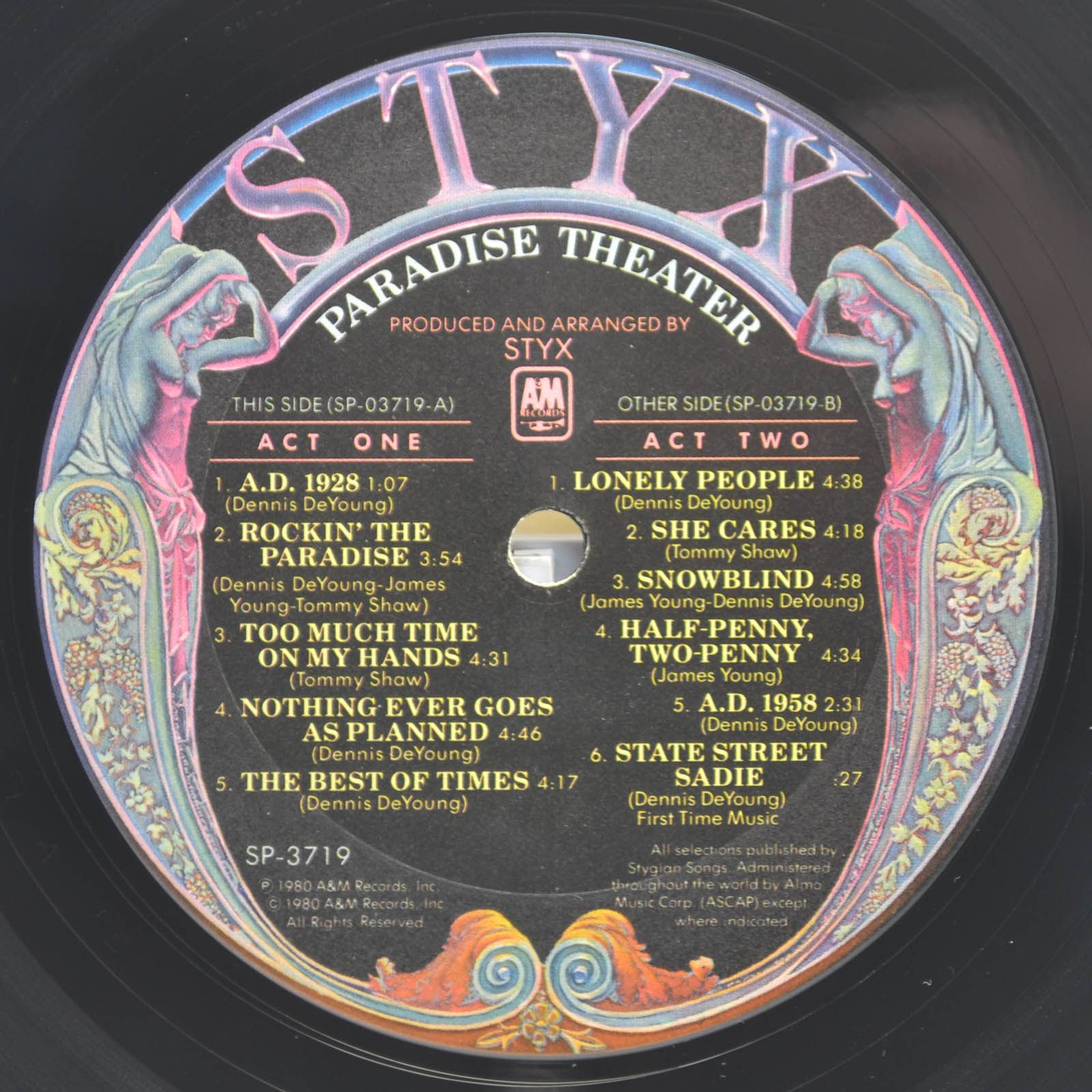 Styx — Paradise Theatre (USA), 1981