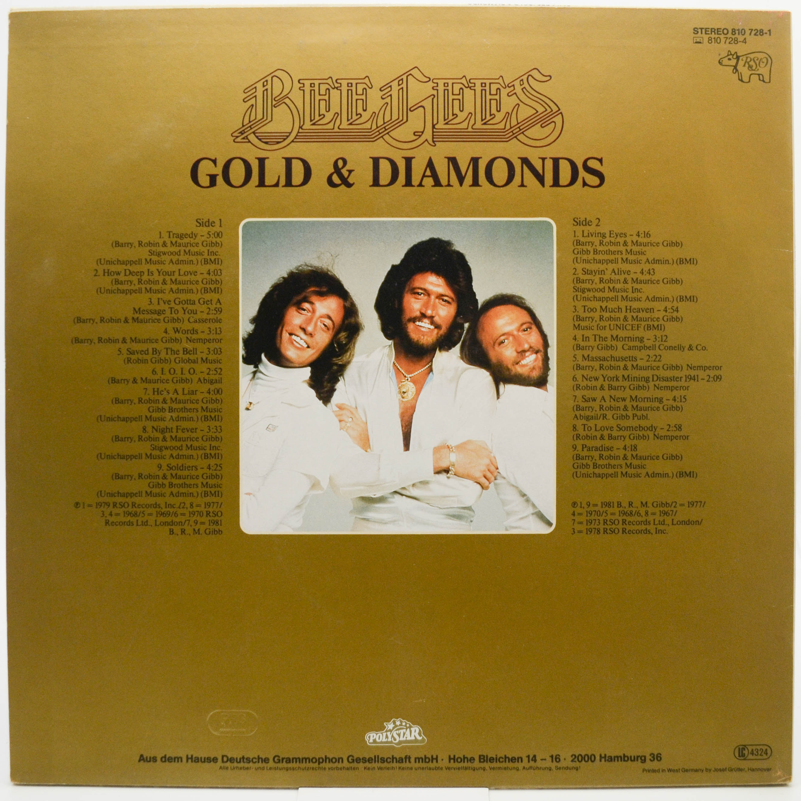 Bee Gees — Gold & Diamonds, 1983