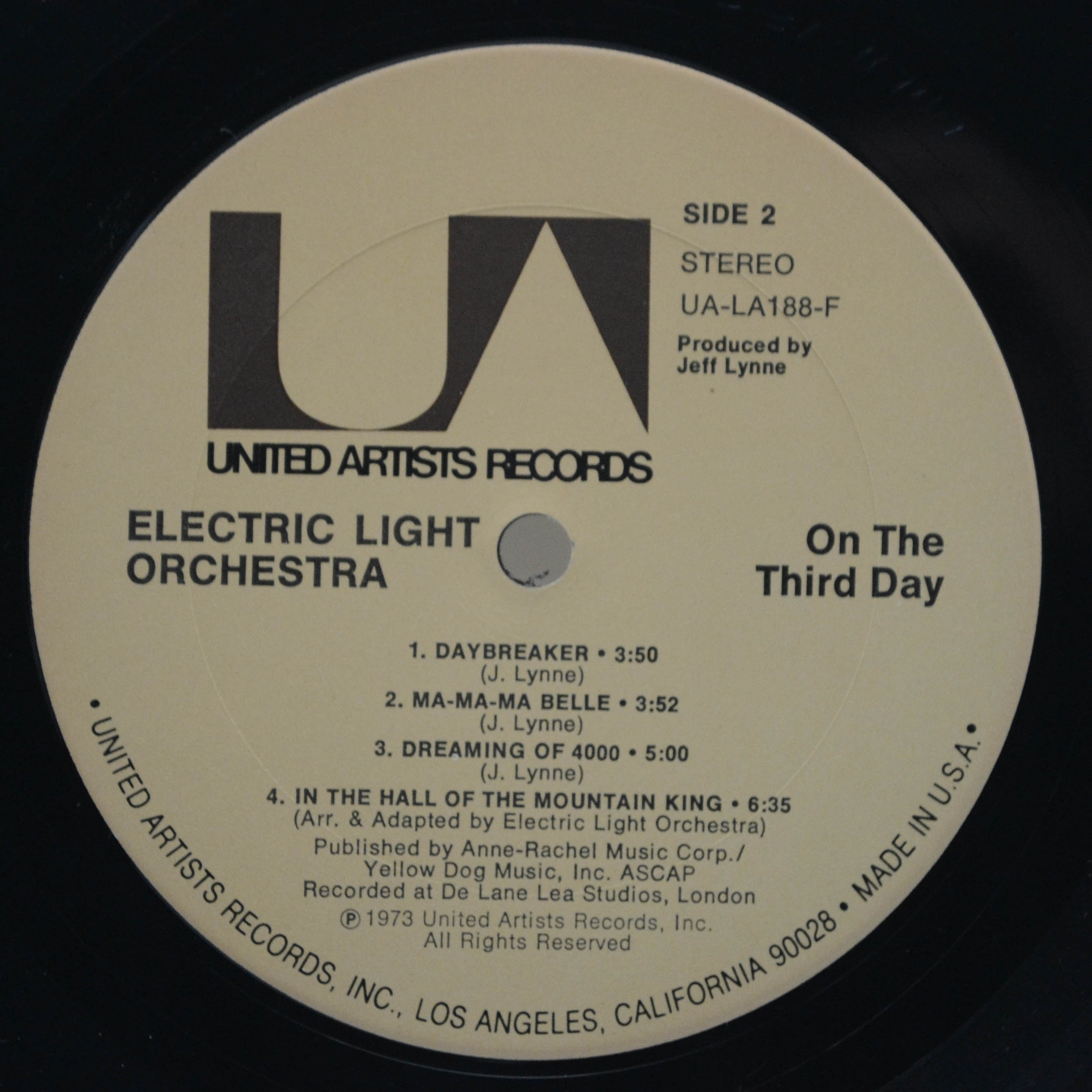 Electric Light Orchestra — On The Third Day (USA), 1973