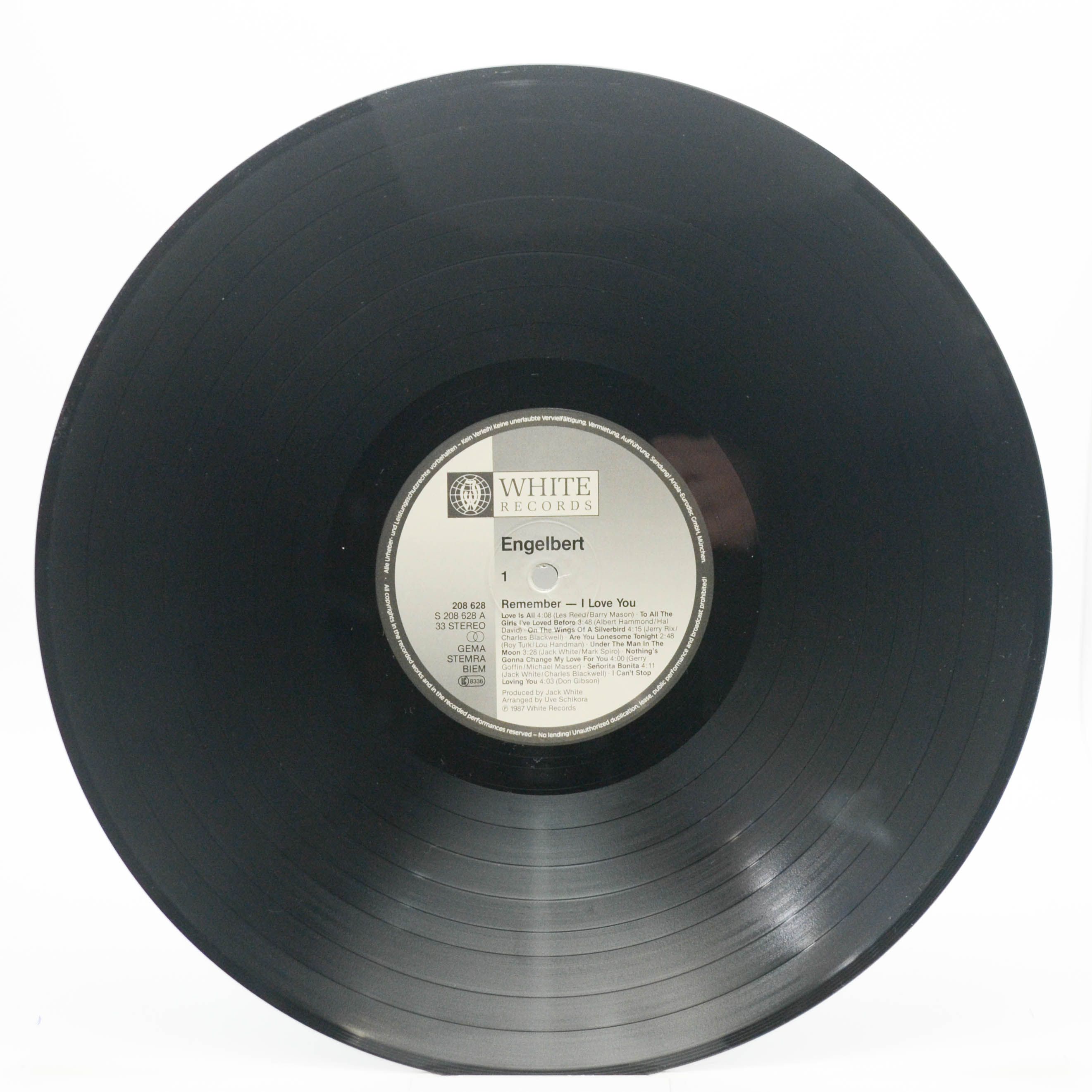 Engelbert — Remember - I Love You, 1987