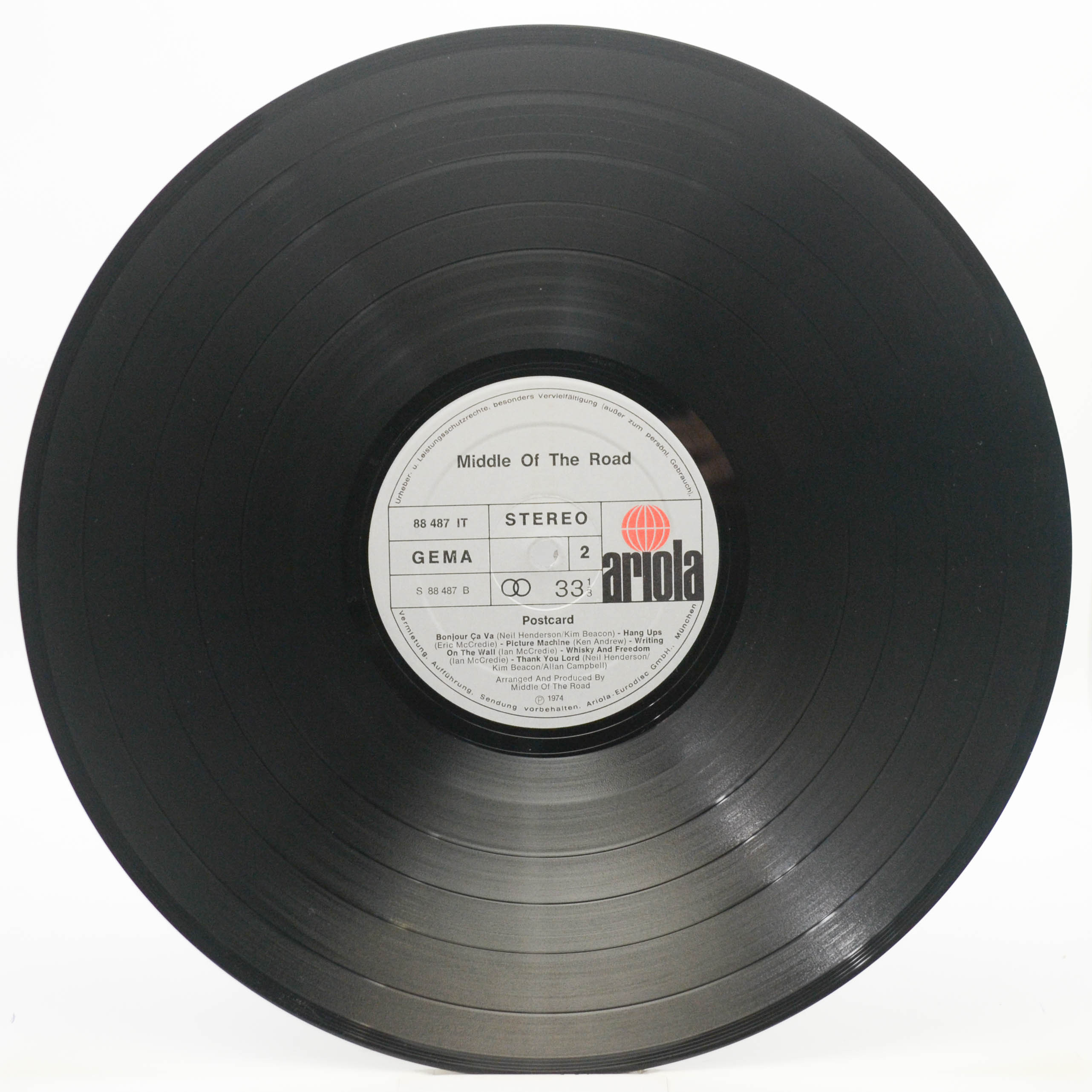 Middle Of The Road — Postcard, 1974