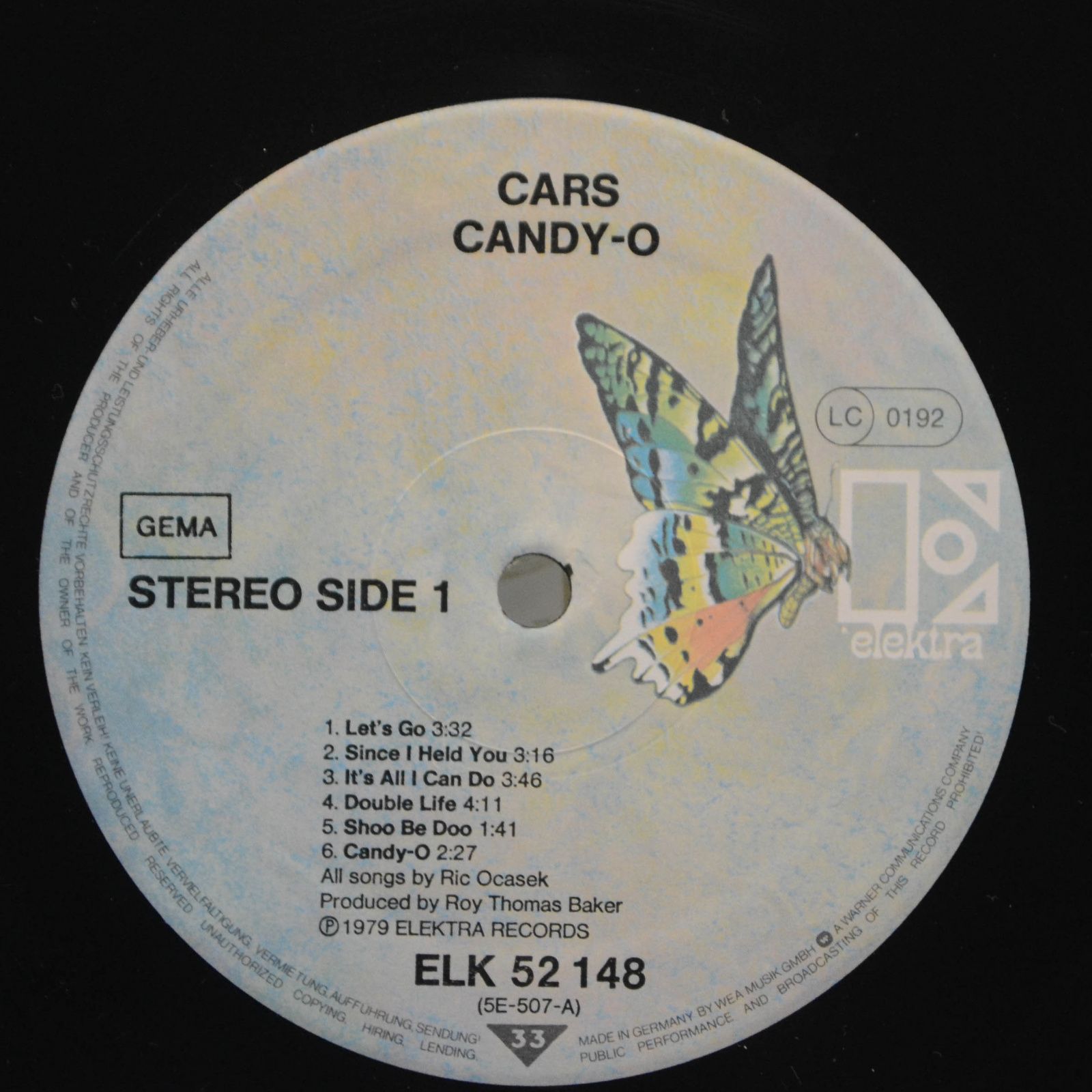 Cars — Candy-O, 1979