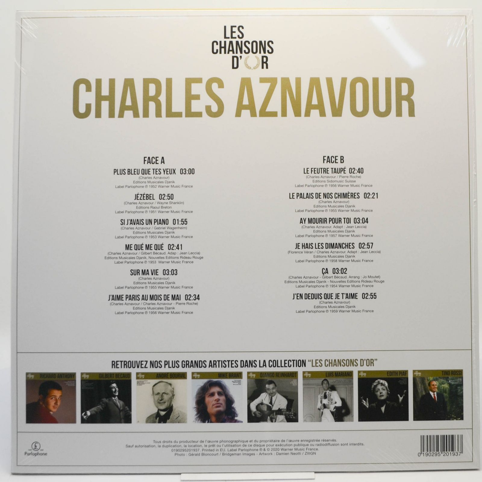 Charles Aznavour — Les Chansons D'or, 2020