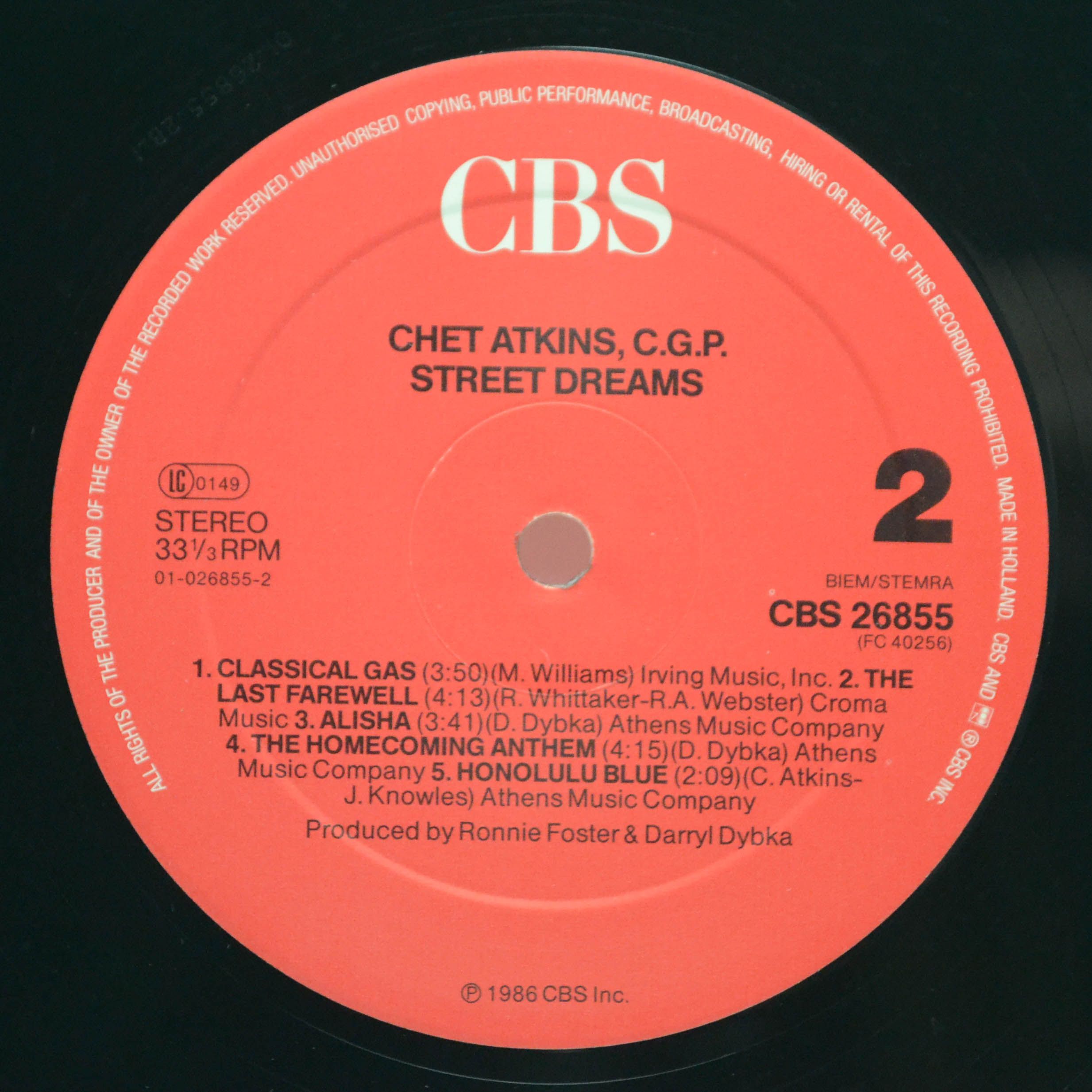 Chet Atkins — Street Dreams, 1986