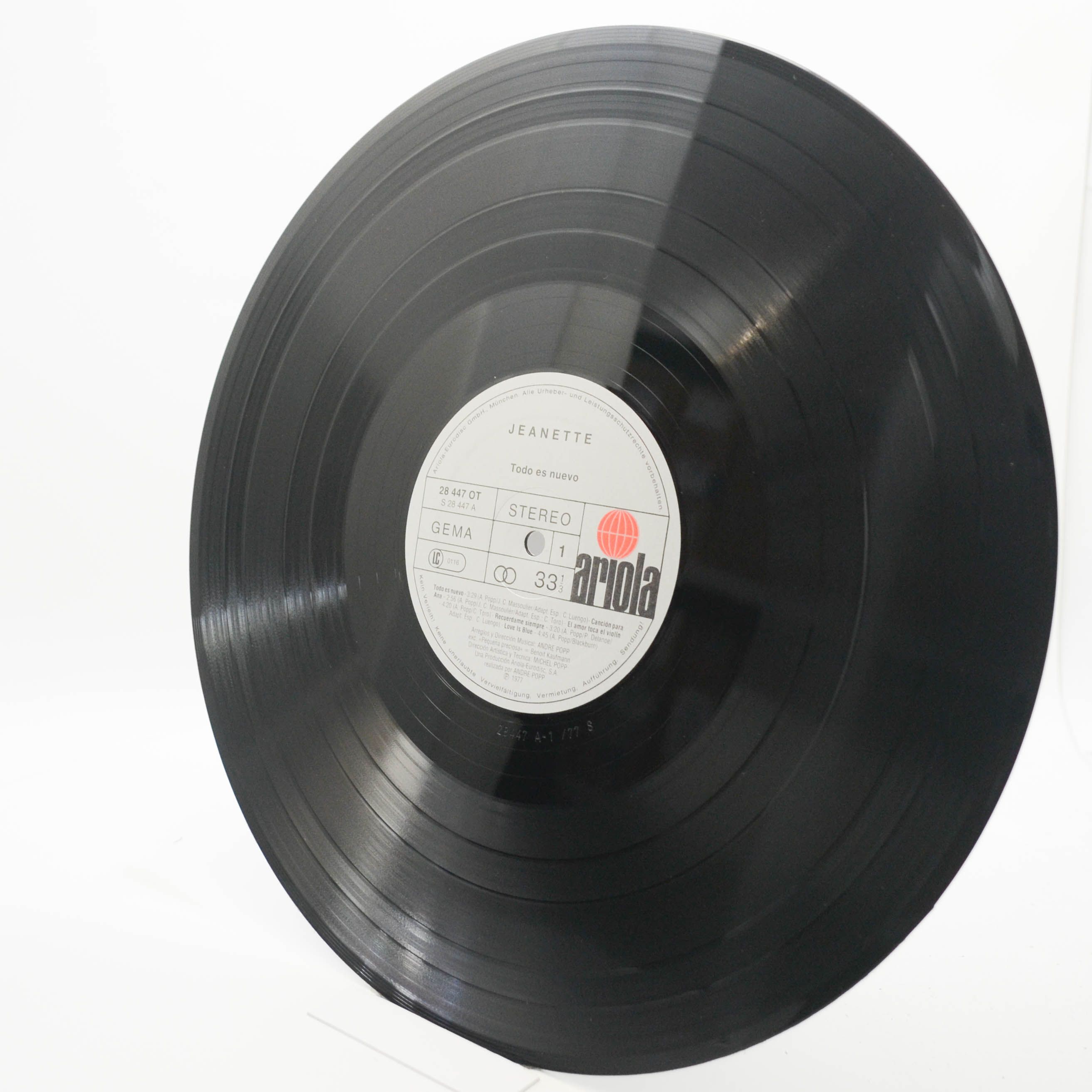 Jeanette — Todo Es Nuevo, 1977