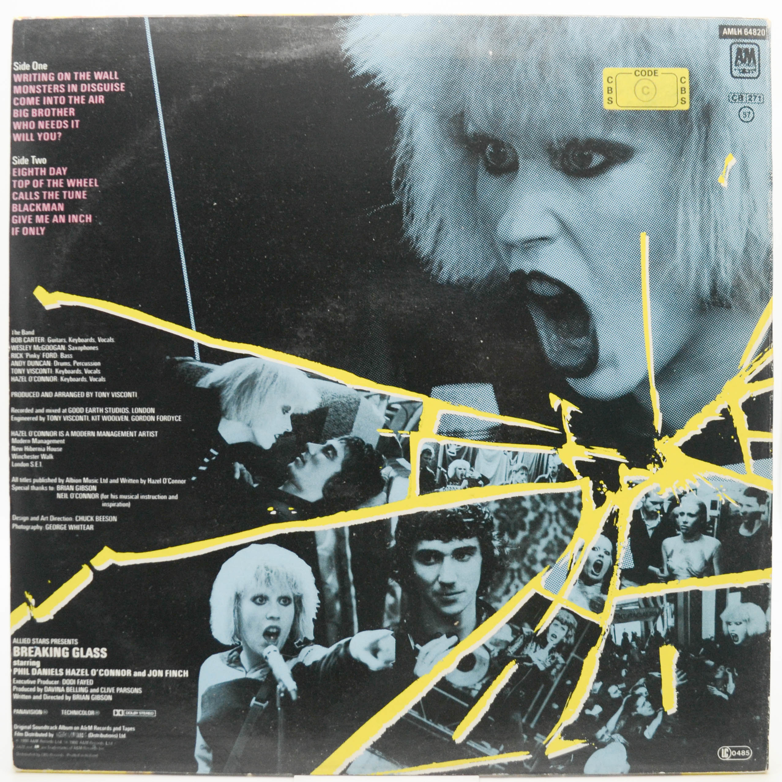 Hazel O'Connor — Breaking Glass, 1980