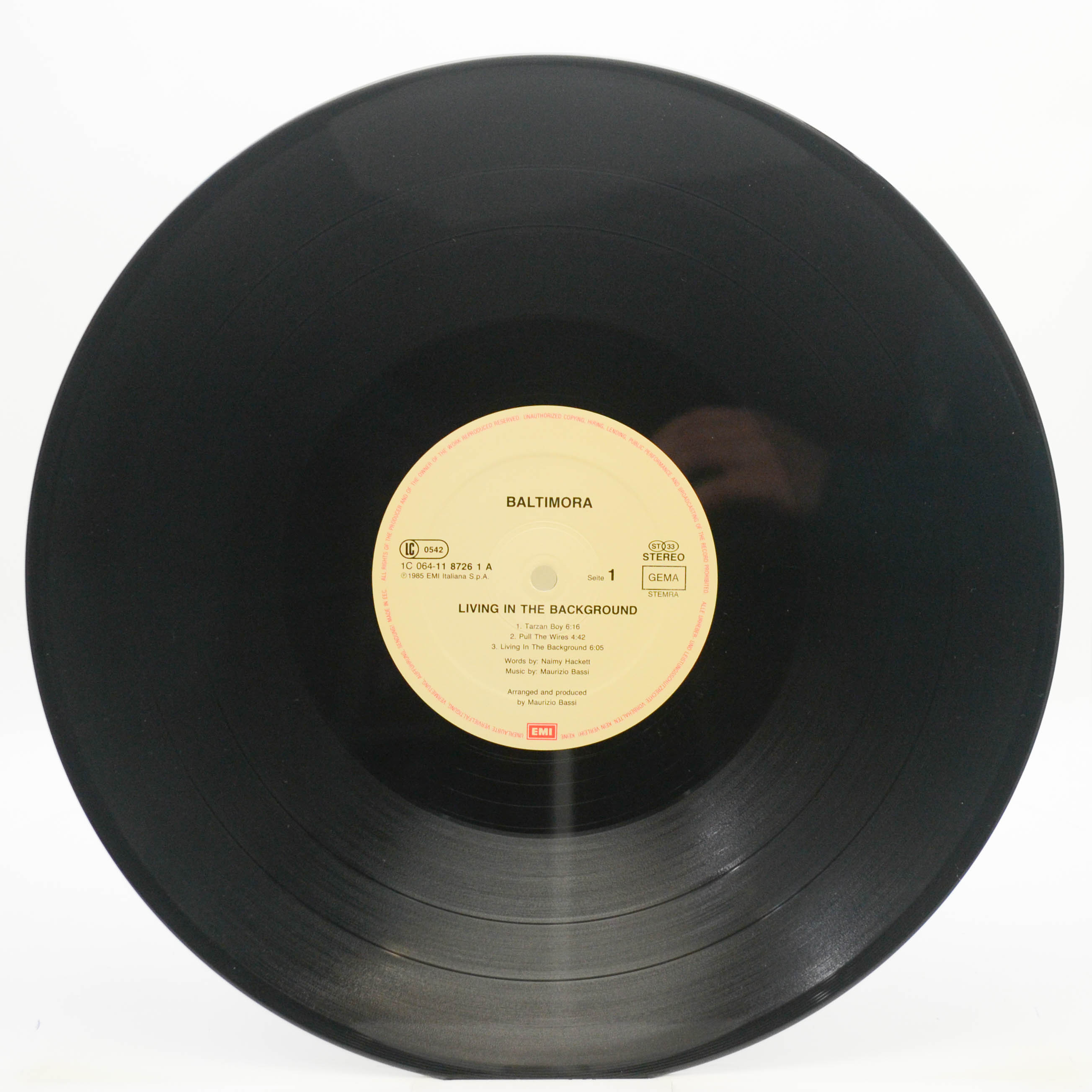 Baltimora — Living In The Background, 1985