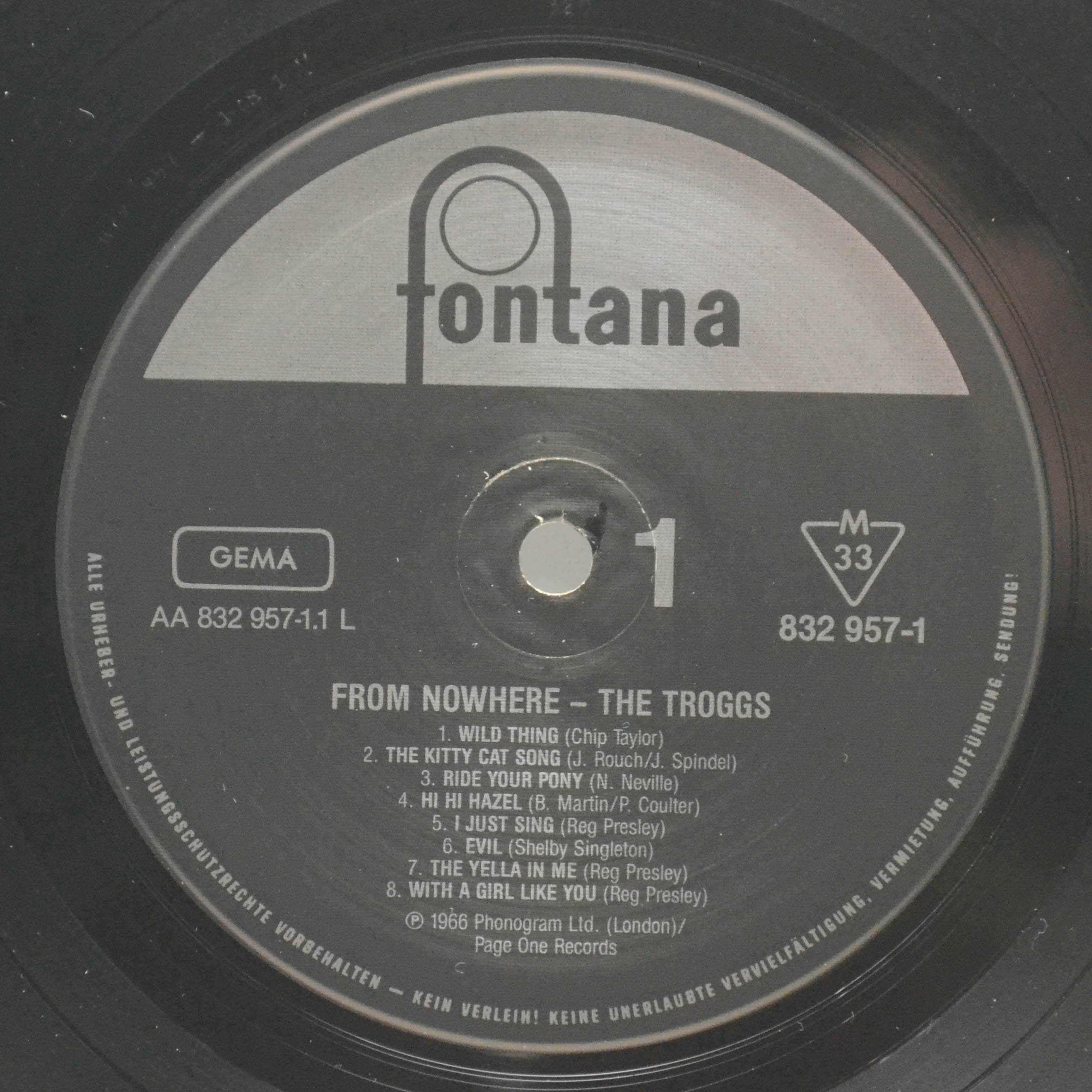 Troggs — From Nowhere, 1966