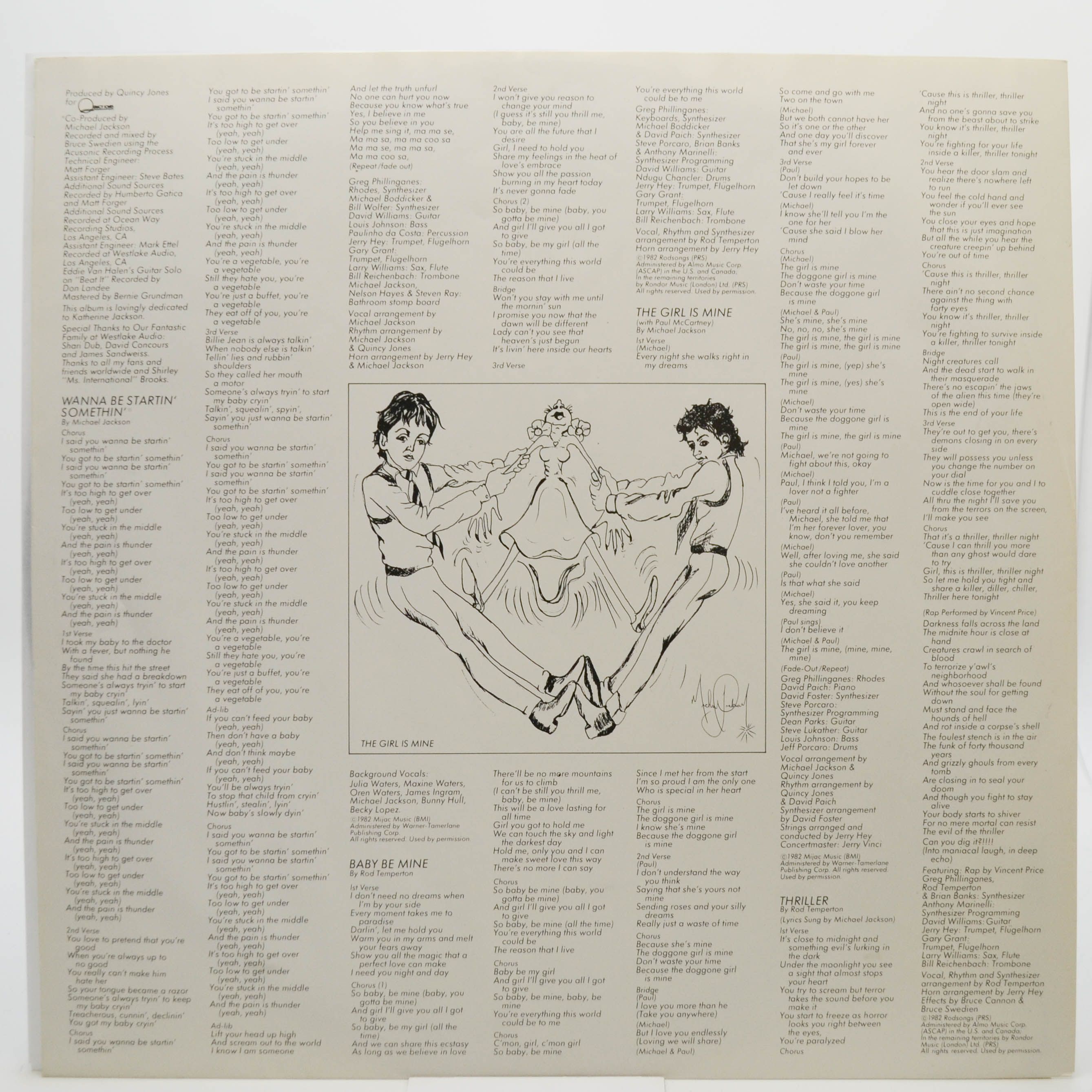 Michael Jackson — Thriller, 1982