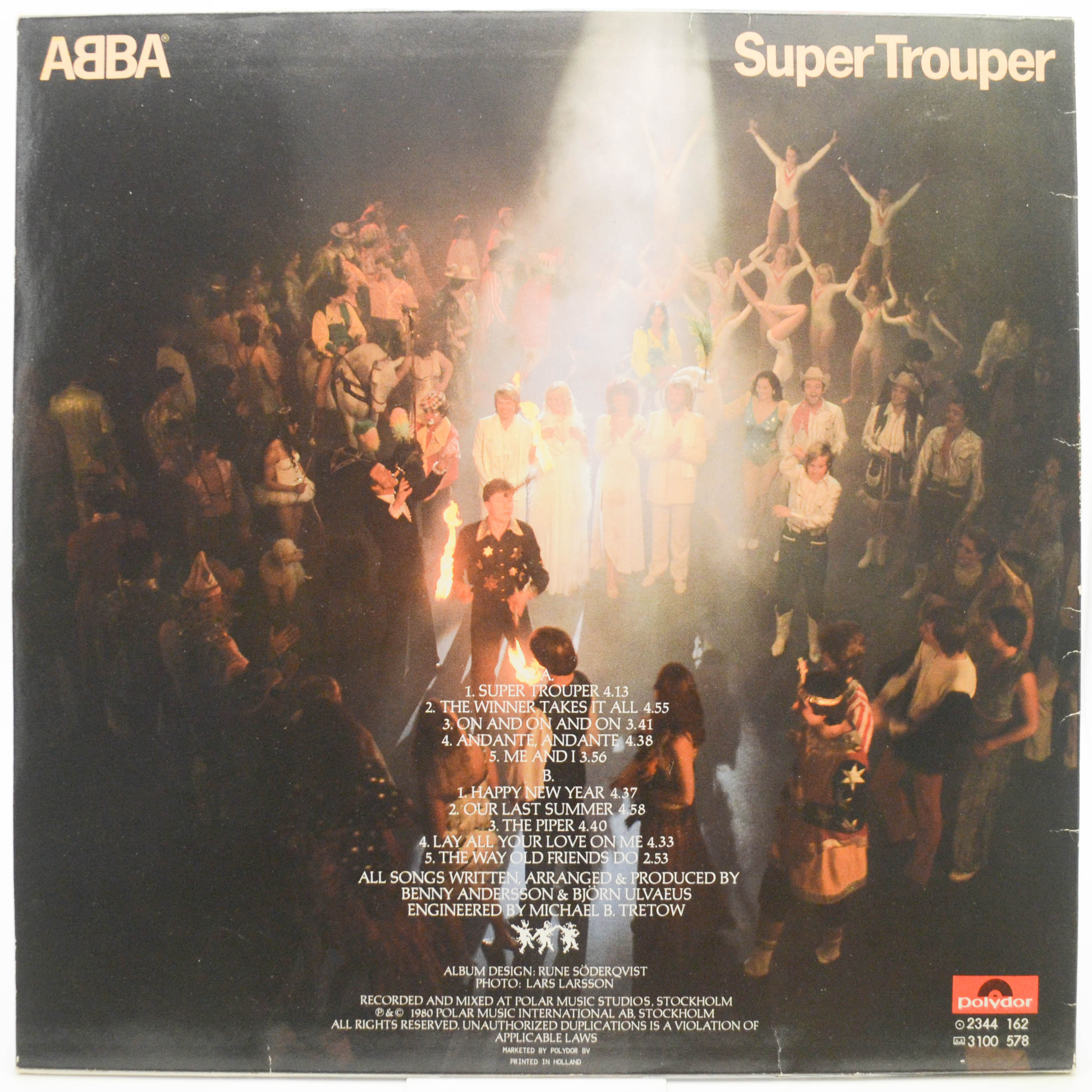 ABBA — Super Trouper, 1980