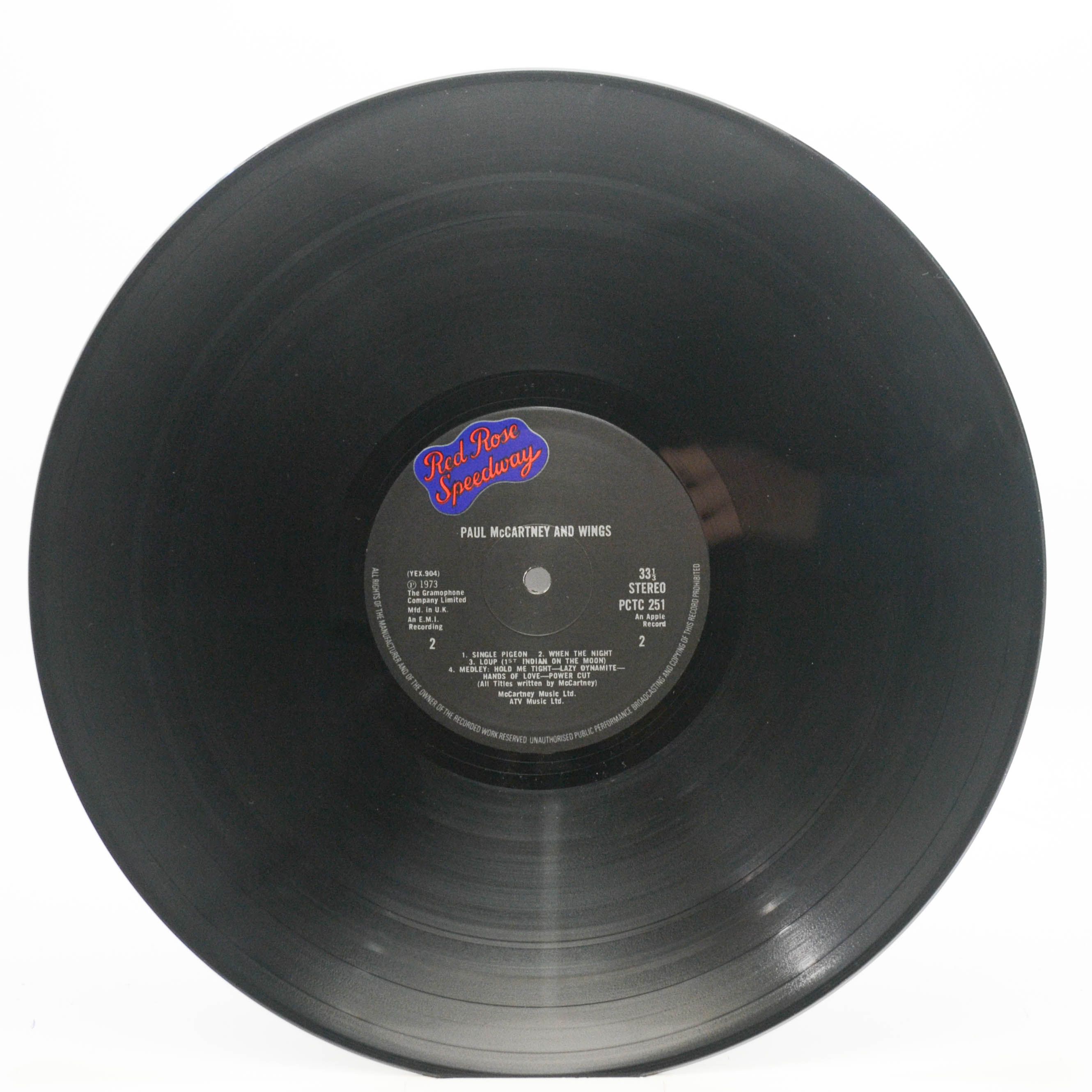 Paul McCartney & Wings — Red Rose Speedway (UK, booklet), 1973