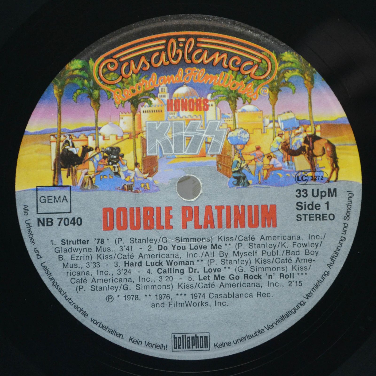 Kiss — Double Platinum (2LP), 1978