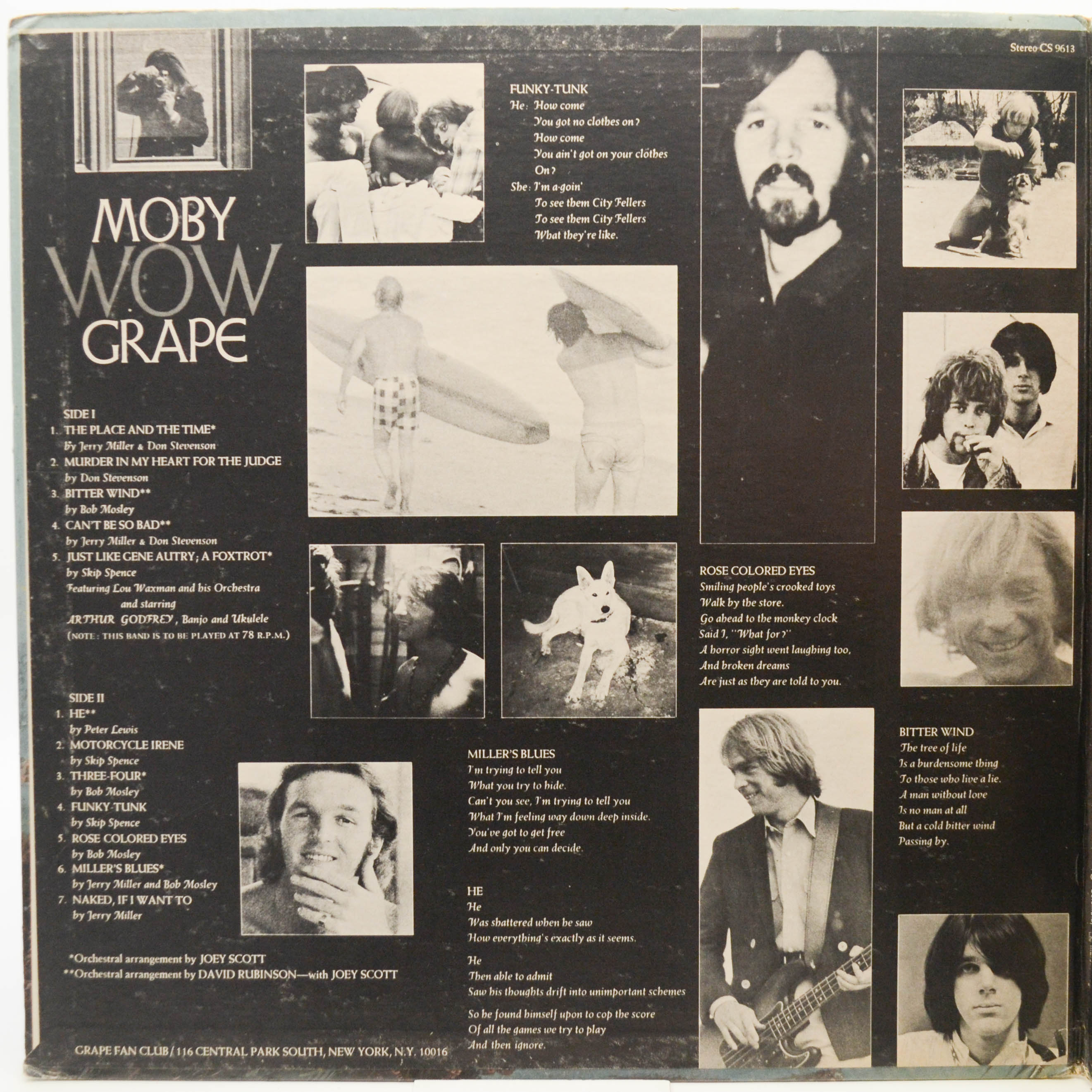 Виниловая пластинка Moby Grape — Wow (1-st, USA), 1968