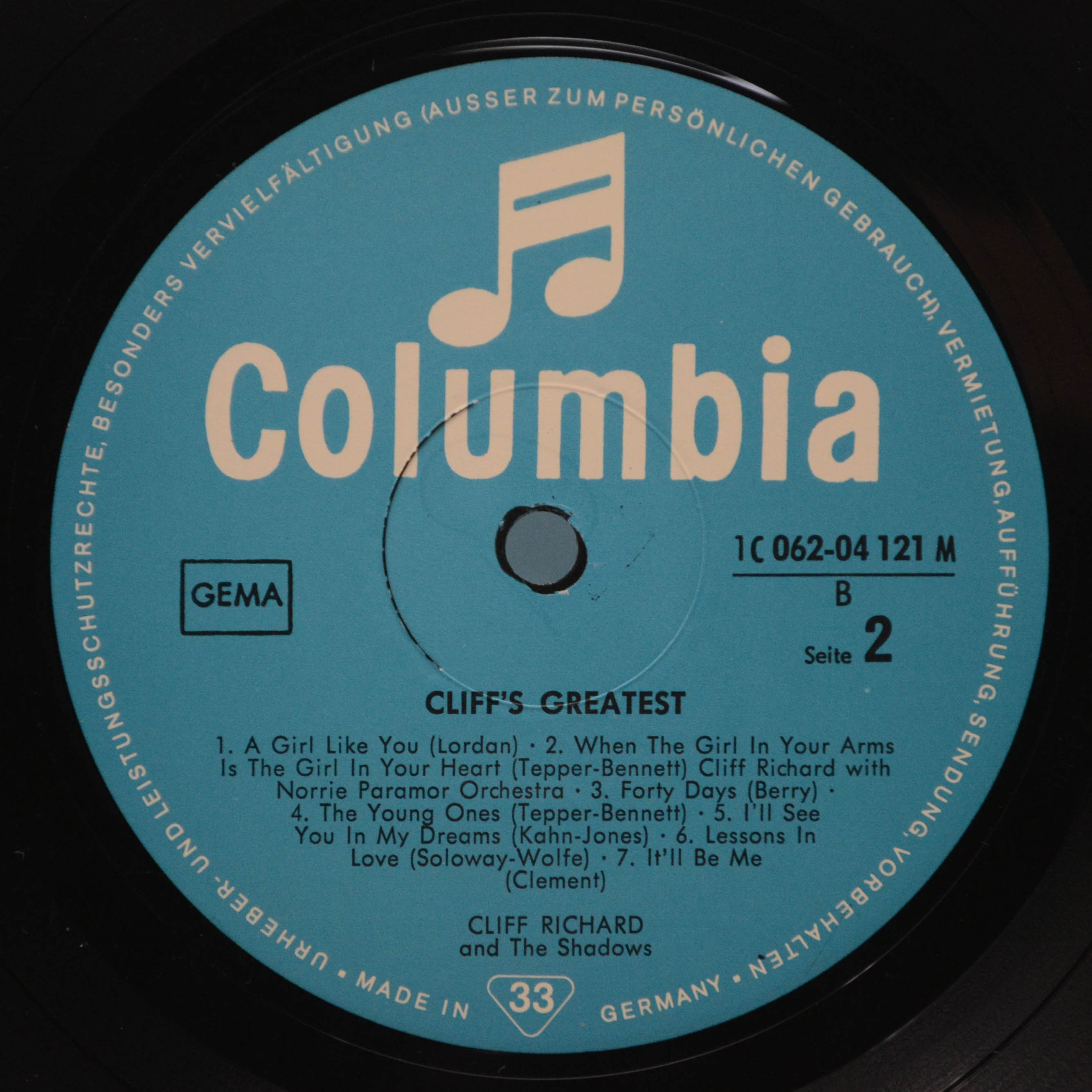 Cliff Richard — Cliff's Greatest, 1971