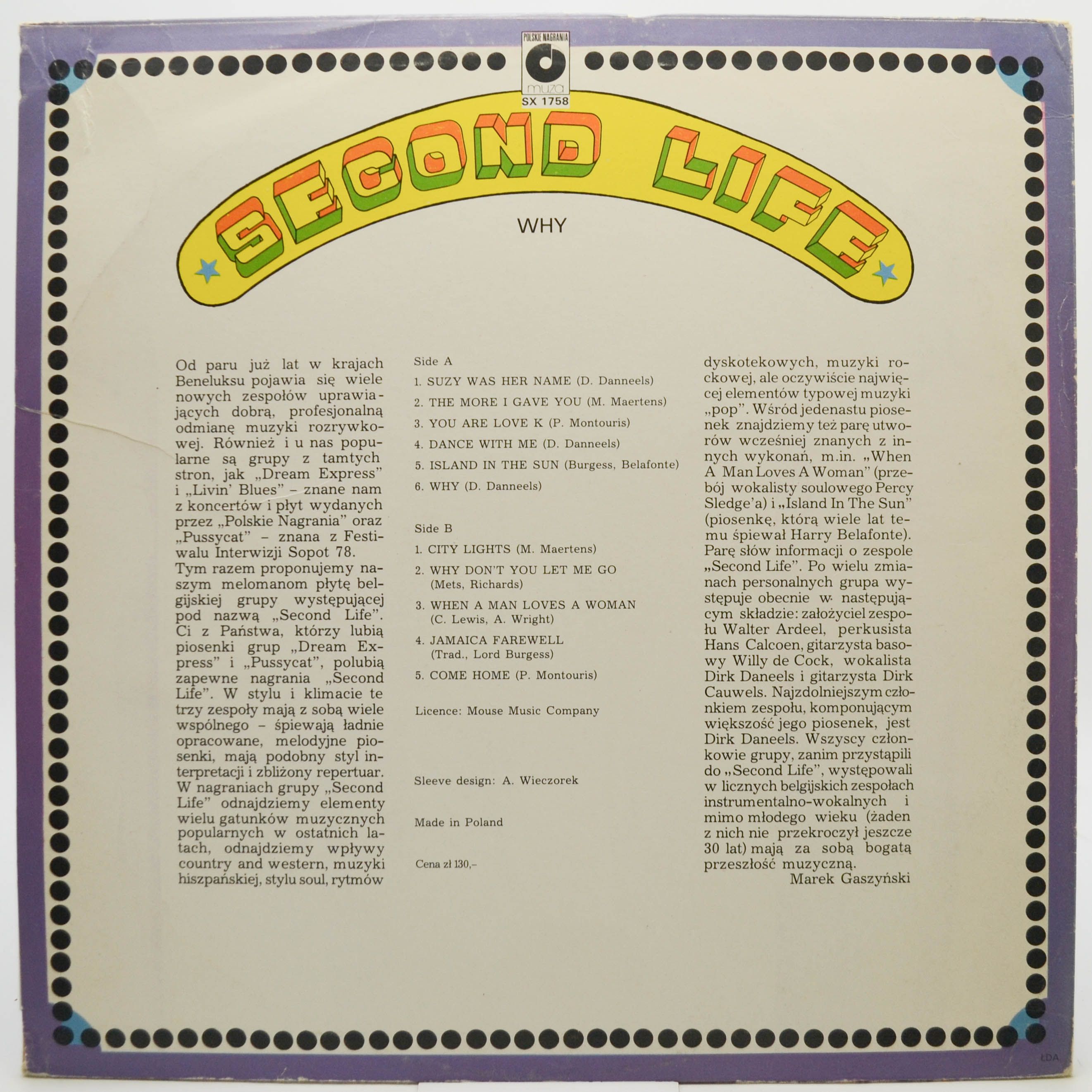 Second Life — Why, 1979
