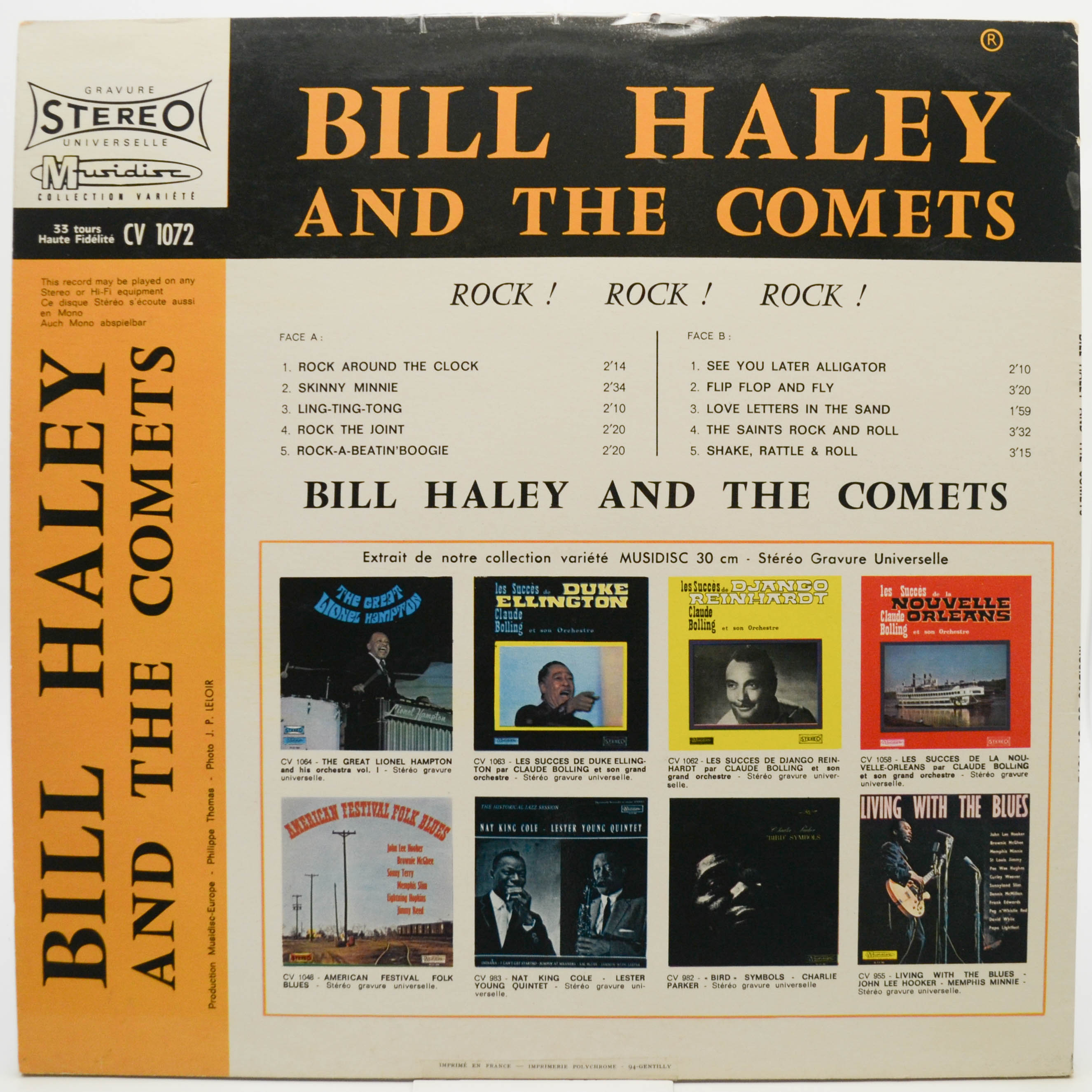 Bill Haley And The Comets — Rock ! Rock ! Rock !, 1970