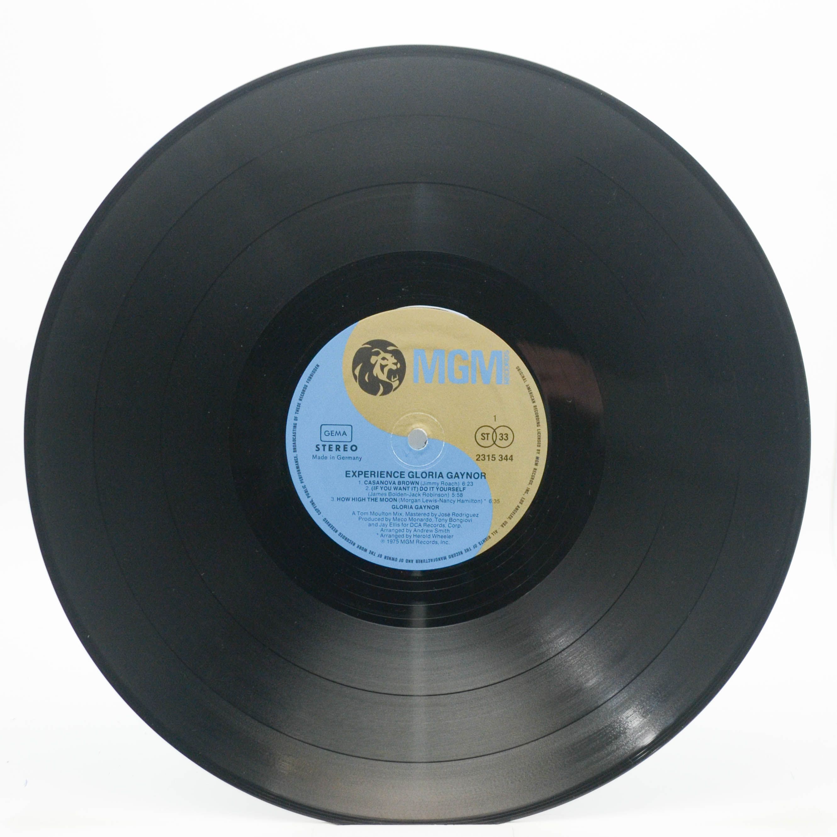 Gloria Gaynor — Experience Gloria Gaynor, 1975