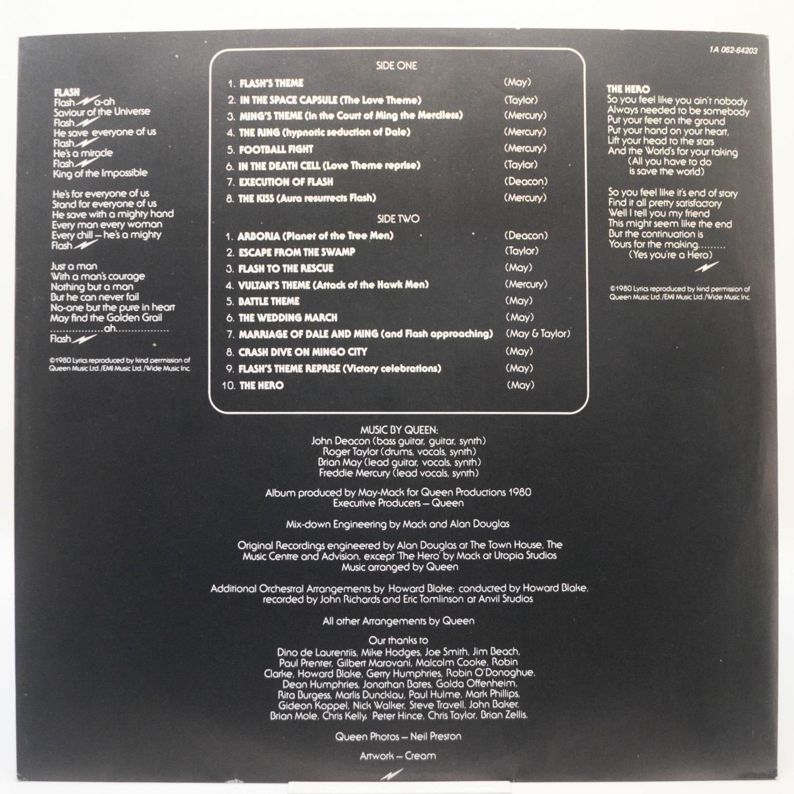 Queen — Flash Gordon (Original Soundtrack Music), 1980