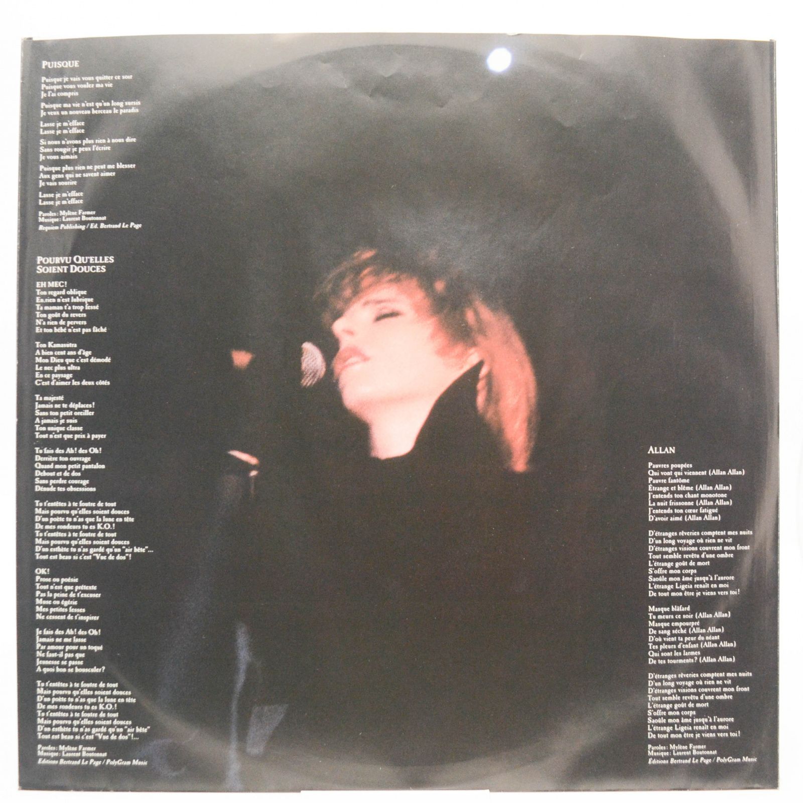 Mylene Farmer — En Concert (2LP, 1-st, France, booklet), 1989